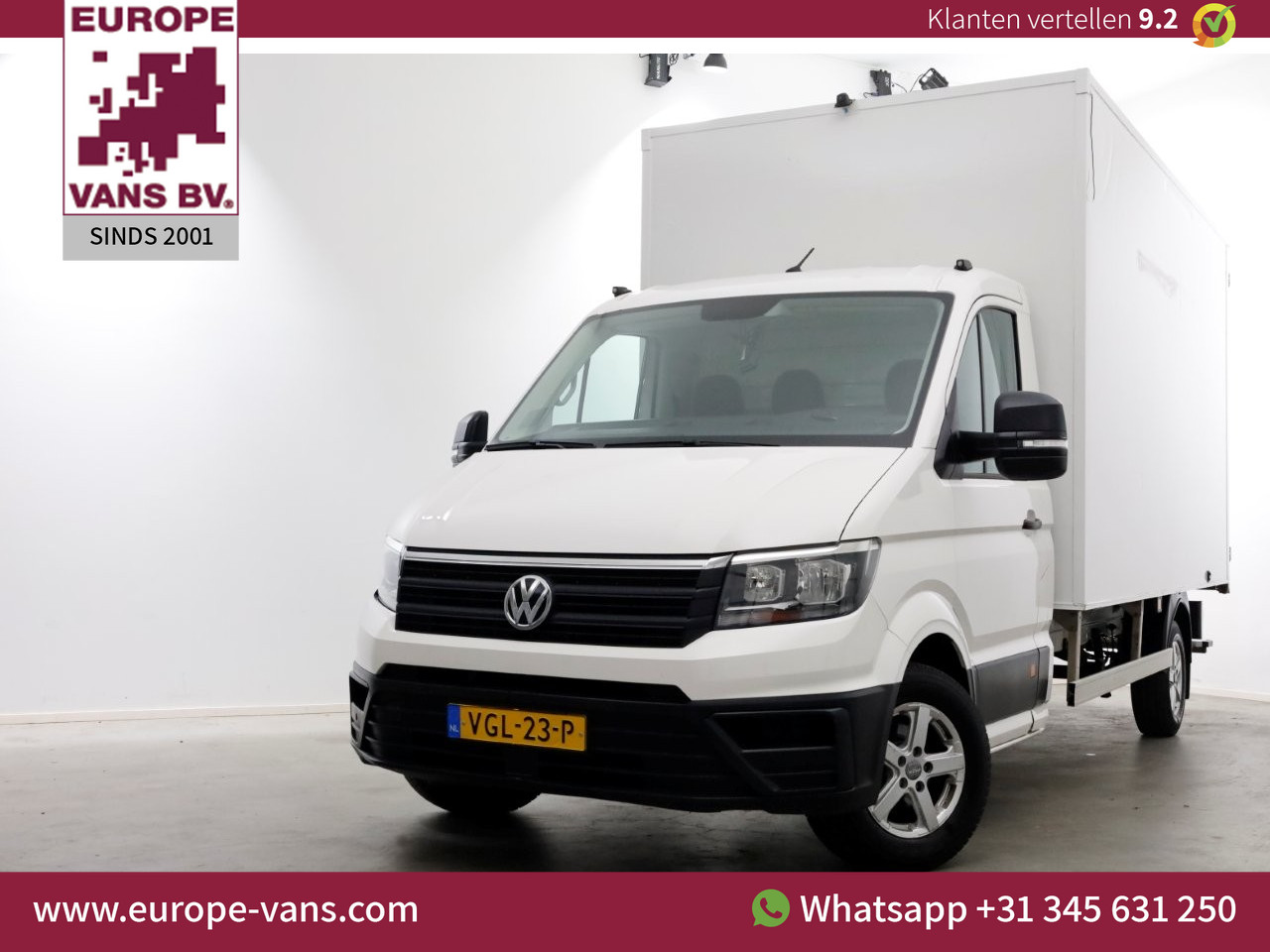 Volkswagen Crafter 35 2.0 TDI Bakwagen met achterdeuren en zijdeur 08-2020