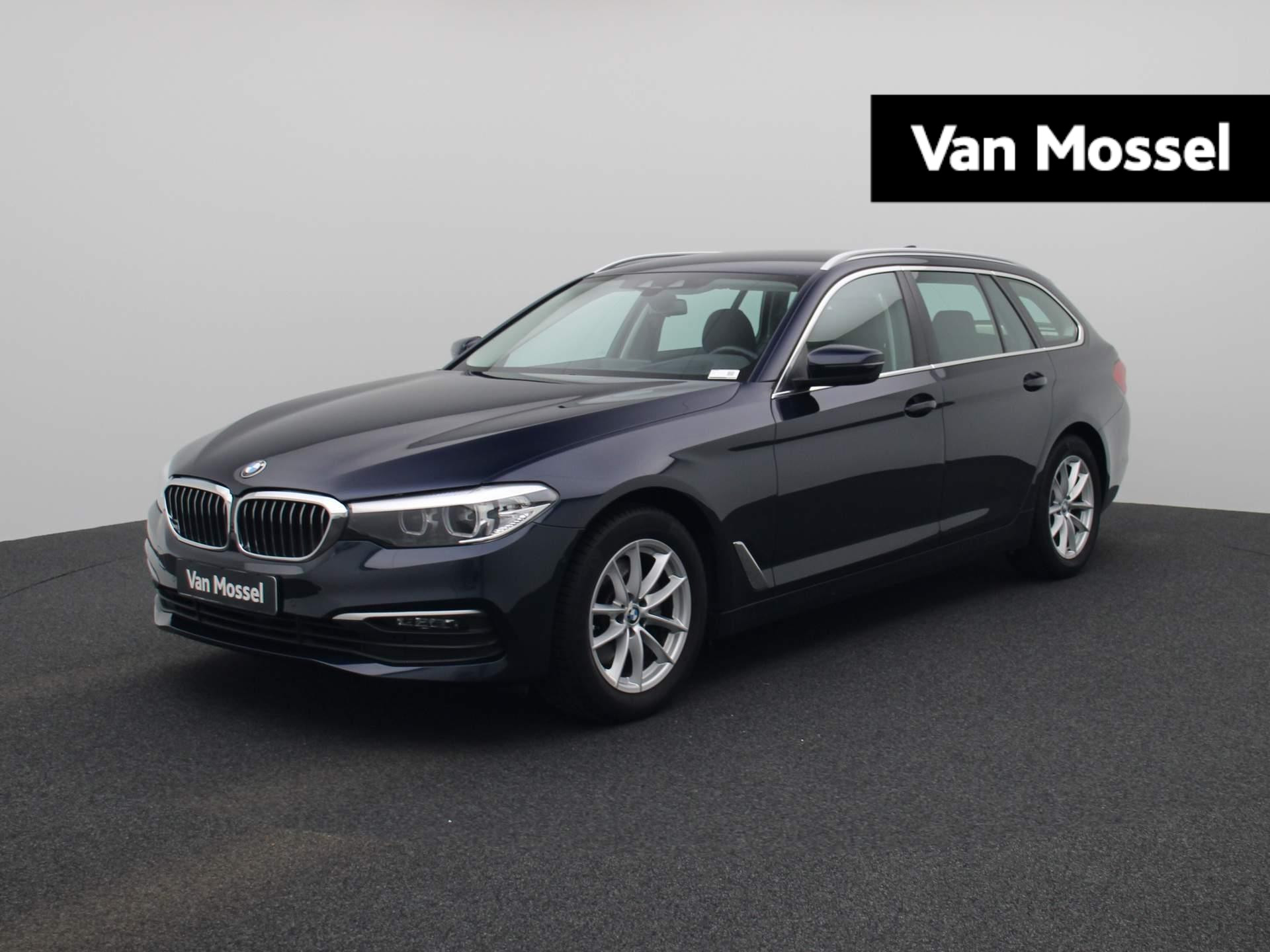 BMW 5 Serie Touring 518d Executive | Apple-Android Play | Navi | 360 3D Camera | Cruise | PDC V+A | Keyless | LED | Leder | Luchtvering en Automatische Niveauregeling | Park Assist Pack |