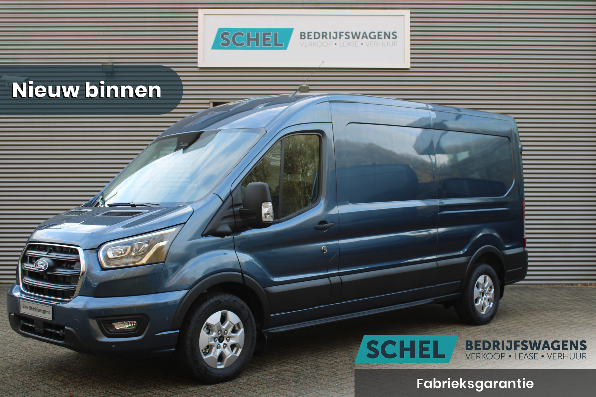 Ford Transit 350 2.0 TDCI L3H2 Limited 165pk - Adaptive Cruise - Luchtvering - Blind Spot - 360 camera - Navigatie - Stoelverwarming - Trekhaak - Rijklaar