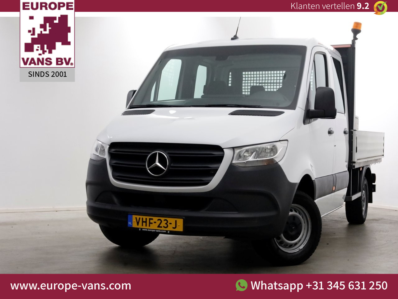 Mercedes-Benz Sprinter 314 CDI 143pk L2H1 D.C. Open Laadbak Trekhaak 3500kg 10-2020