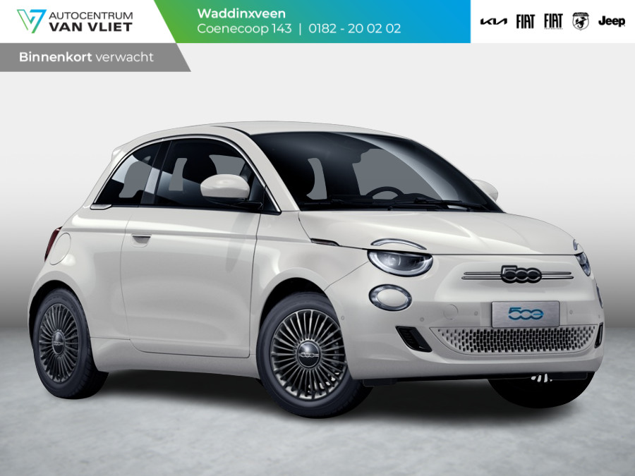 Fiat 500 Urban 42 kWh | Clima | Cruise | Apple Carplay | Camera | Stoelverwarming | 16"