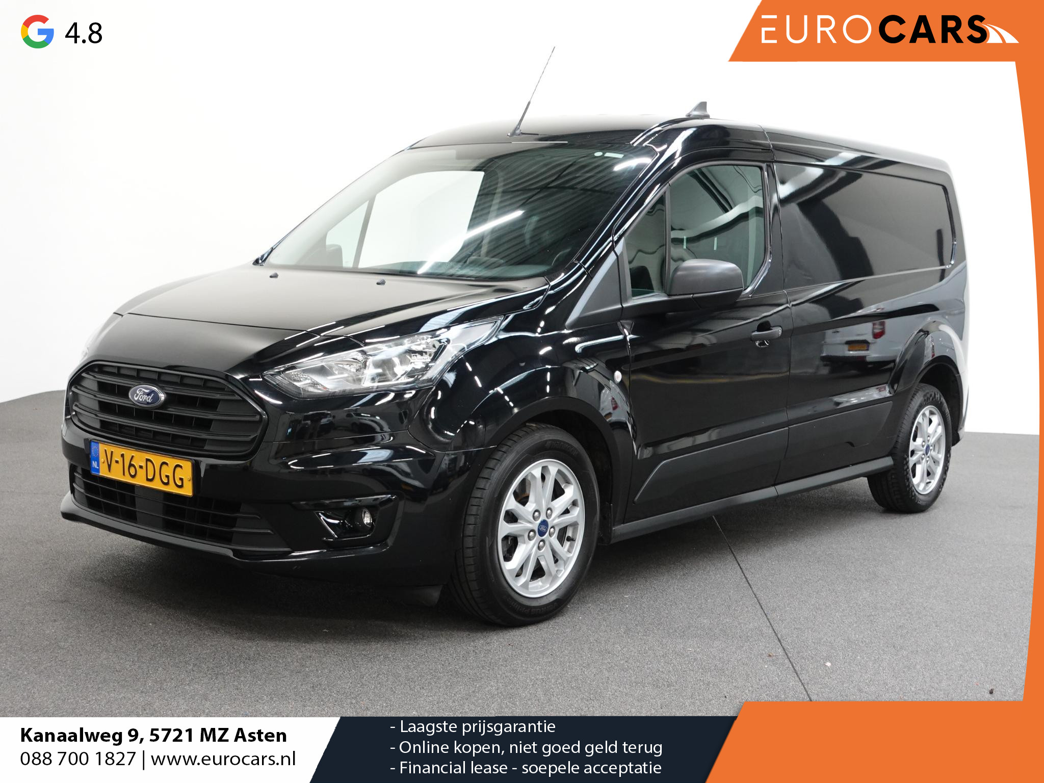 Ford Transit Connect 100pk Automaat L2 Trend Navi Camera Parkeersensoren Cruise control 3Zits