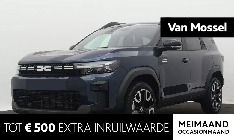 Dacia Bigster 1.8 Hybrid 155 Launch Edition | AUTOMAAT| Stoel/Stuur & Voorrruitverwarming| Cruise & Climate Control| Panoramisch Schuifkanteldak| 19"LM Velgen| Beschikbaar voor proefritten