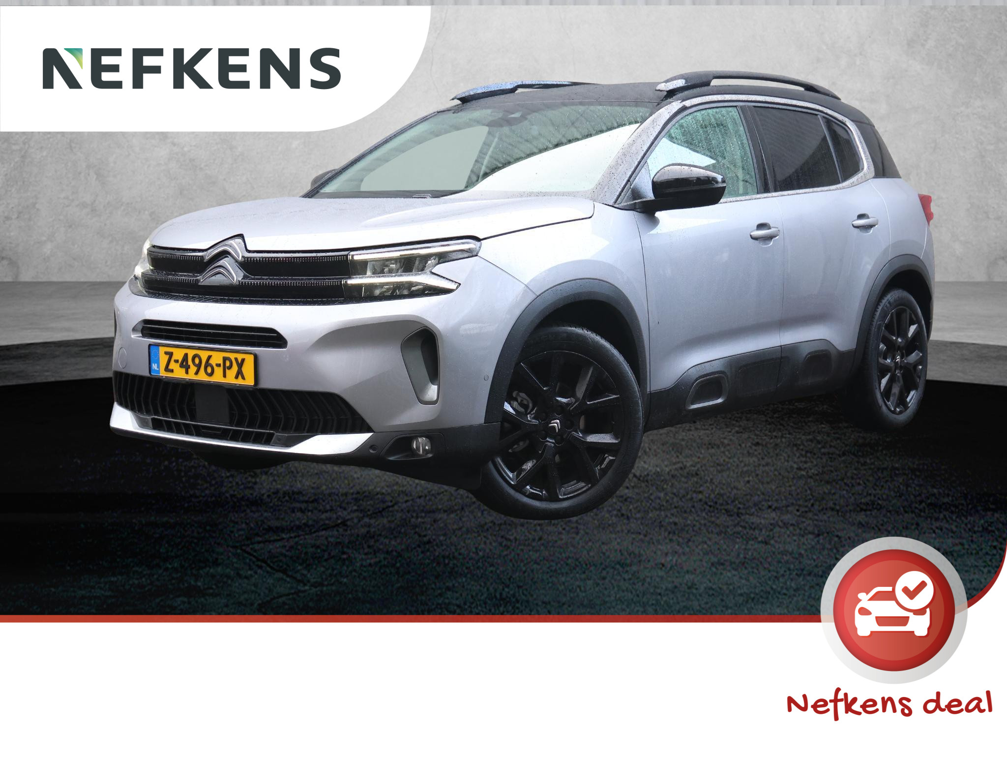 Citroën C5 Aircross 136pk Hybrid ë-Series (1ste eig./Adapt.Cruise/HillHold/AppleCarPlay/Camera/TwoTone)