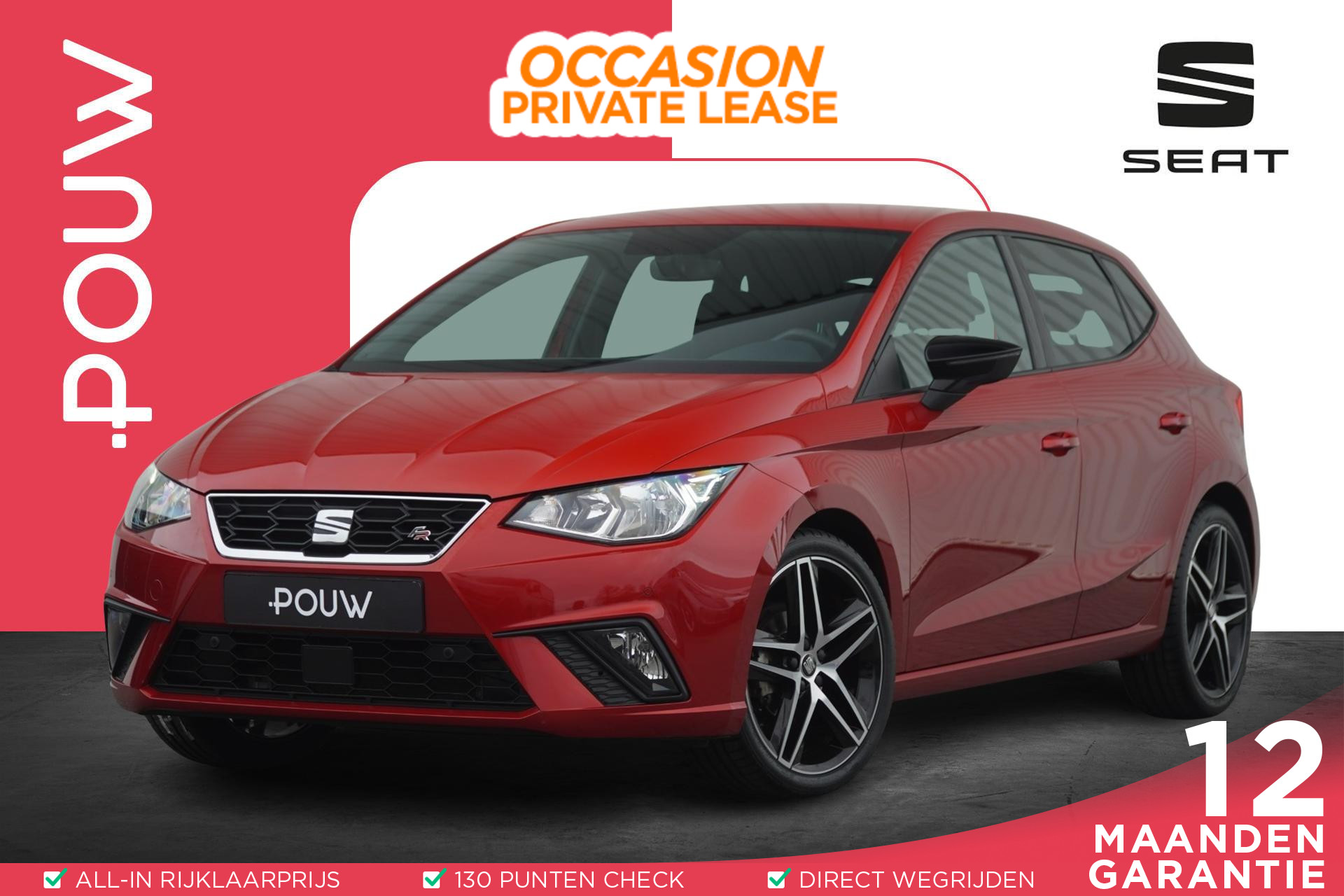 SEAT Ibiza 1.0 TSI 95pk FR Business Intense | Trekhaak | 18" Lichmetalen Velgen | Apple CarPlay / Android Auto