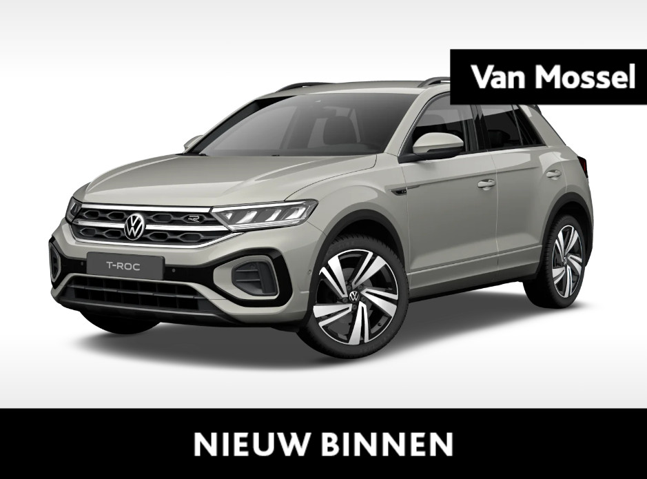 Volkswagen T-Roc 1.5 TSI R-Line 150 PK Automaat | #AD | Apple Carplay | Navigatie | Android Auto | IQ-Lights | Camera | Stoelverwarming | Ruiten getint | 18" Lichtmetalen velgen | Dodehoek sensoren | Climate control |