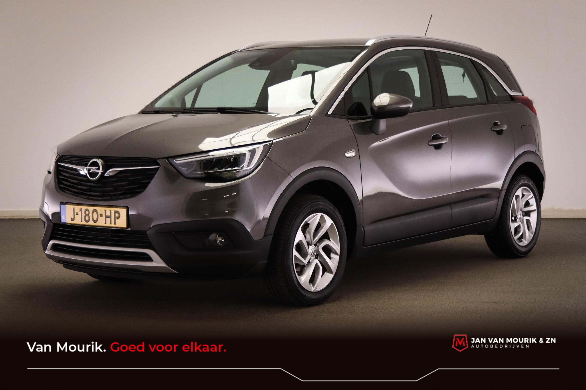 Opel Crossland X 1.2 Turbo 130 Innovation | LED | HALF LEDER | CLIMA | CRUISE | APPLE | PDC | 16" | DEALER ONDERHOUDEN