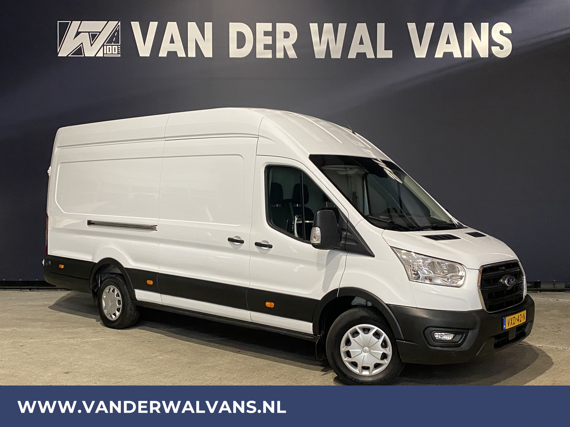 Ford Transit 2.0TDCI 130pk L4H3 Jumbo Euro6 Airco | Cruisecontrol | Parkeersensoren Bluetooth-Audio, Bijrijdersbank, 270gr achterdeuren