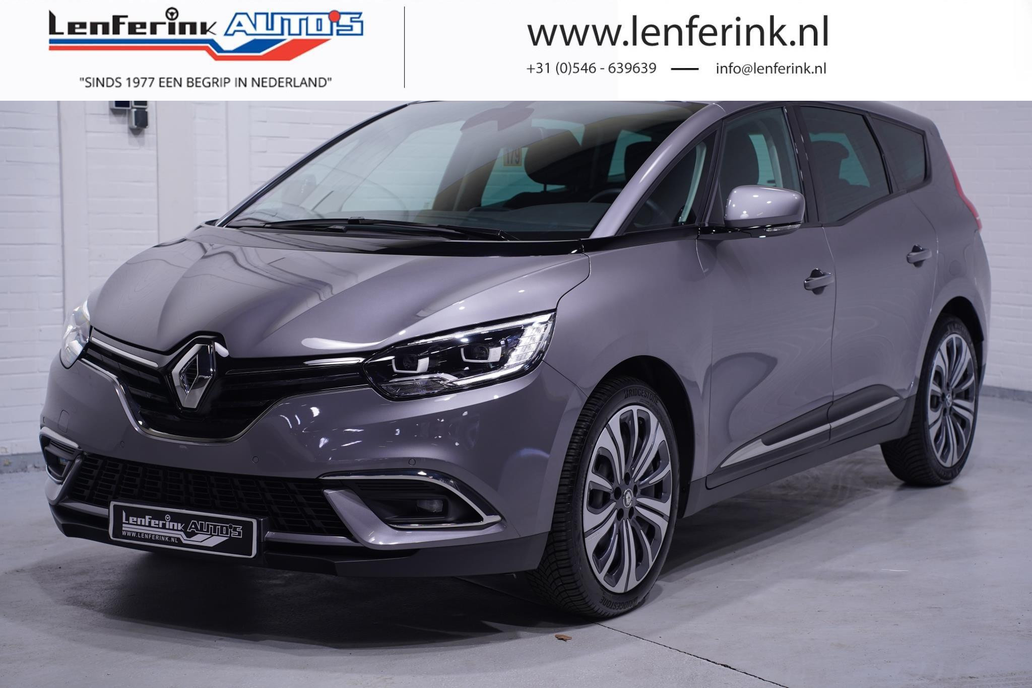 Renault Scénic E-Tech TCe 140 Equilibre 7-Persoons 20"inch private glas led voor en achter PDC v+a camera DAB ontvangst armsteun voor Apple carplay