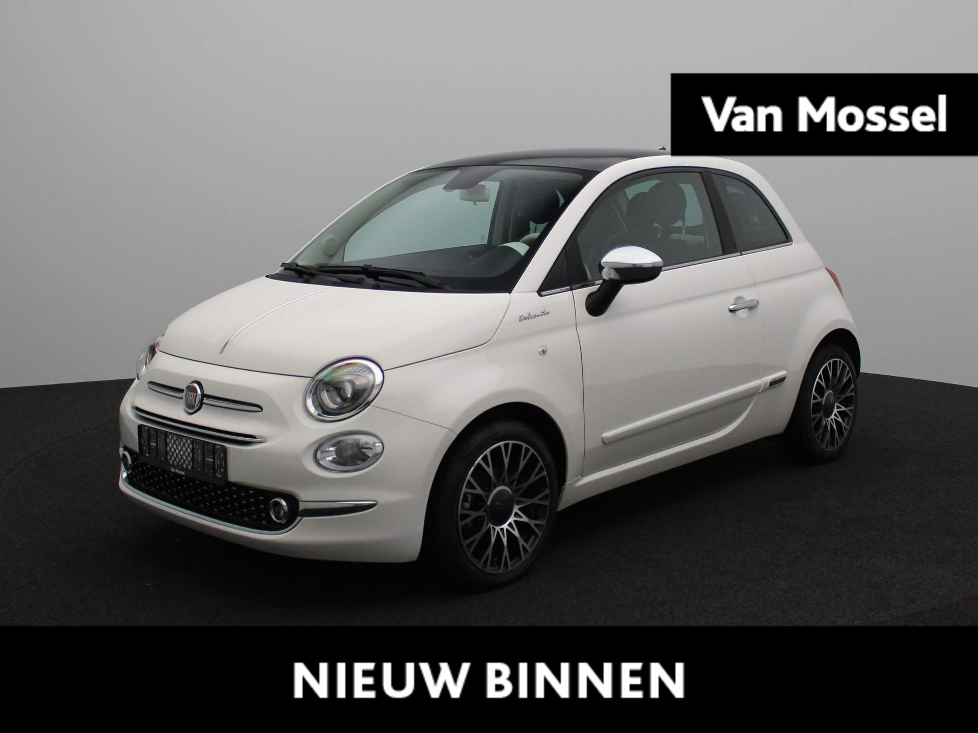 Fiat 500 1.0 Hybrid Dolcevita | Panoramadak | Apple CarPlay | Climate Control | Parkeersensoren | 16'' Velgen |