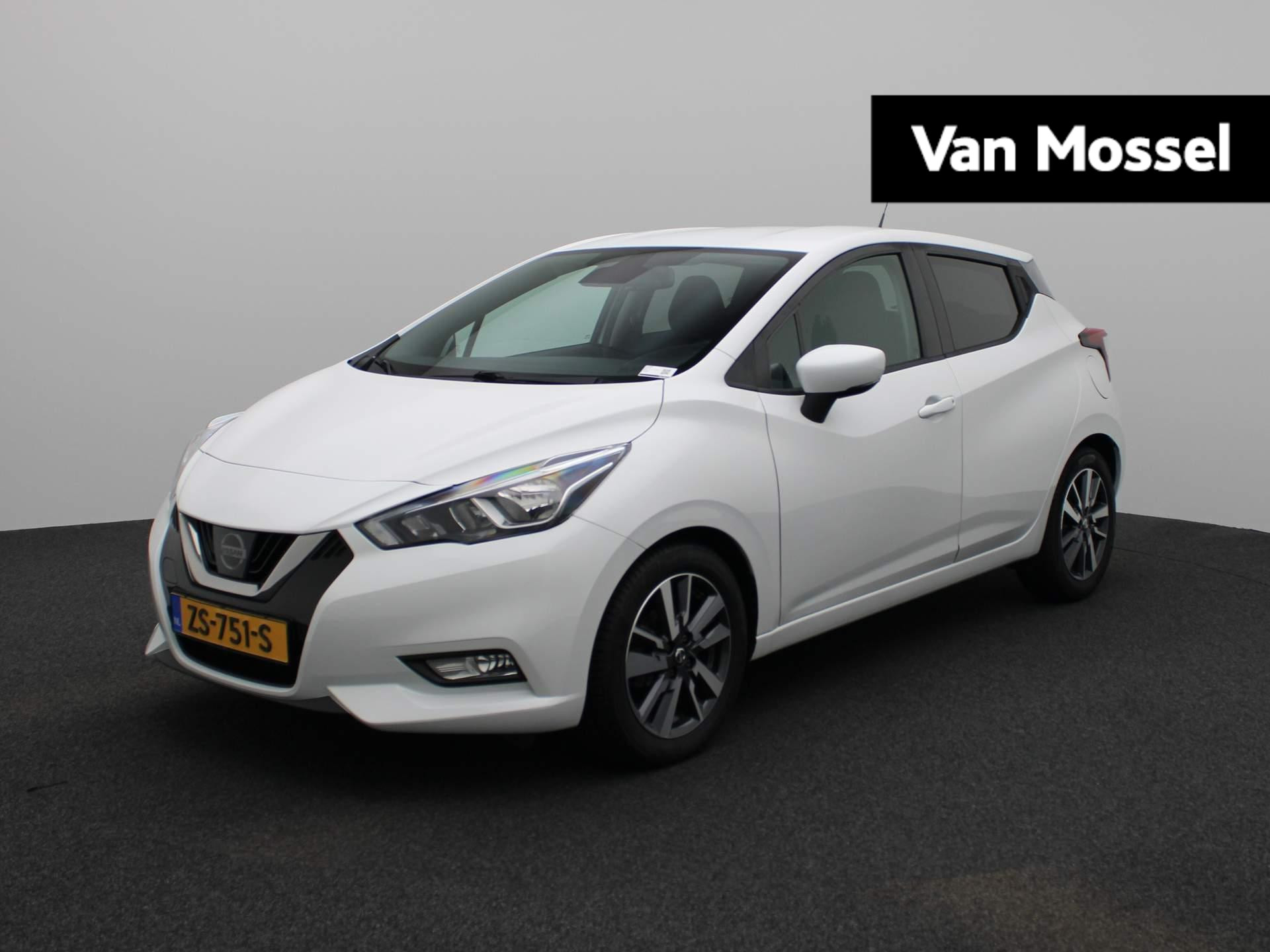 Nissan Micra 1.0 IG-T N-Connecta | ACHTERUITRIJCAMERA | APPLE CARPLAY - ANDROID AUTO | AIRCO | CRUISE CONTROL | NAVIGATIE | CLIMATE CONTROL | PARKEERSENSOREN | LICHTMETALEN VELGEN |