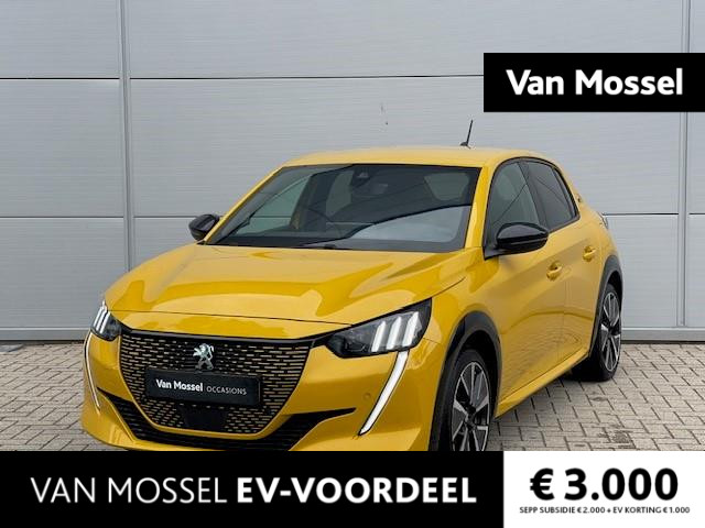 Peugeot e-208 EV GT 350 50 kWh | Profiteer van €2.000 subsidie* | camera | Navigatie | Apple Carplay\Android Auto | Adaptief Cruise Control |