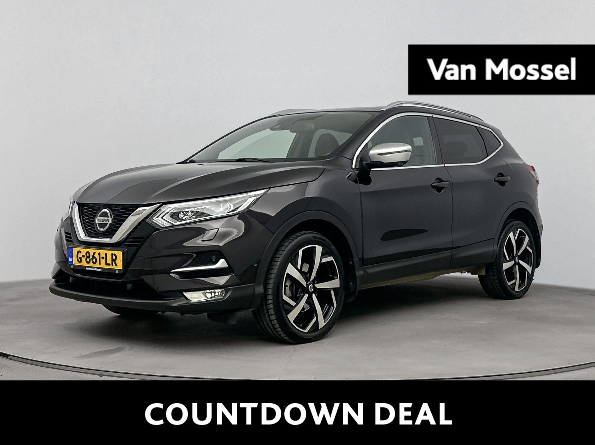 Nissan QASHQAI 1.3 DIG-T Tekna + 160pk | Automaat | Navigatie | Trekhaak | Panoramadak | Lederen Bekleding