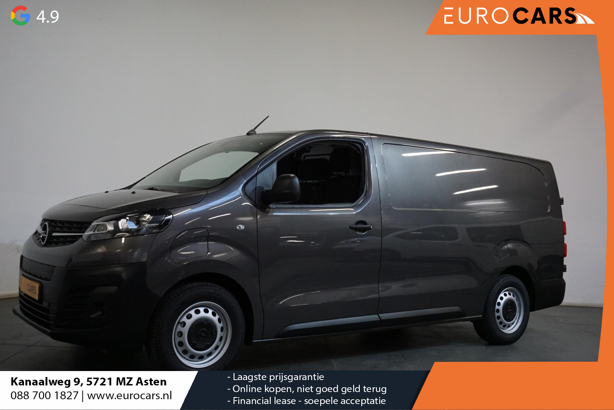 Opel Vivaro-e L3H1 Edition 75 kWh Automaat Navi Cruise Control Parkeersensoren Camera WLTP 317 km actieradius