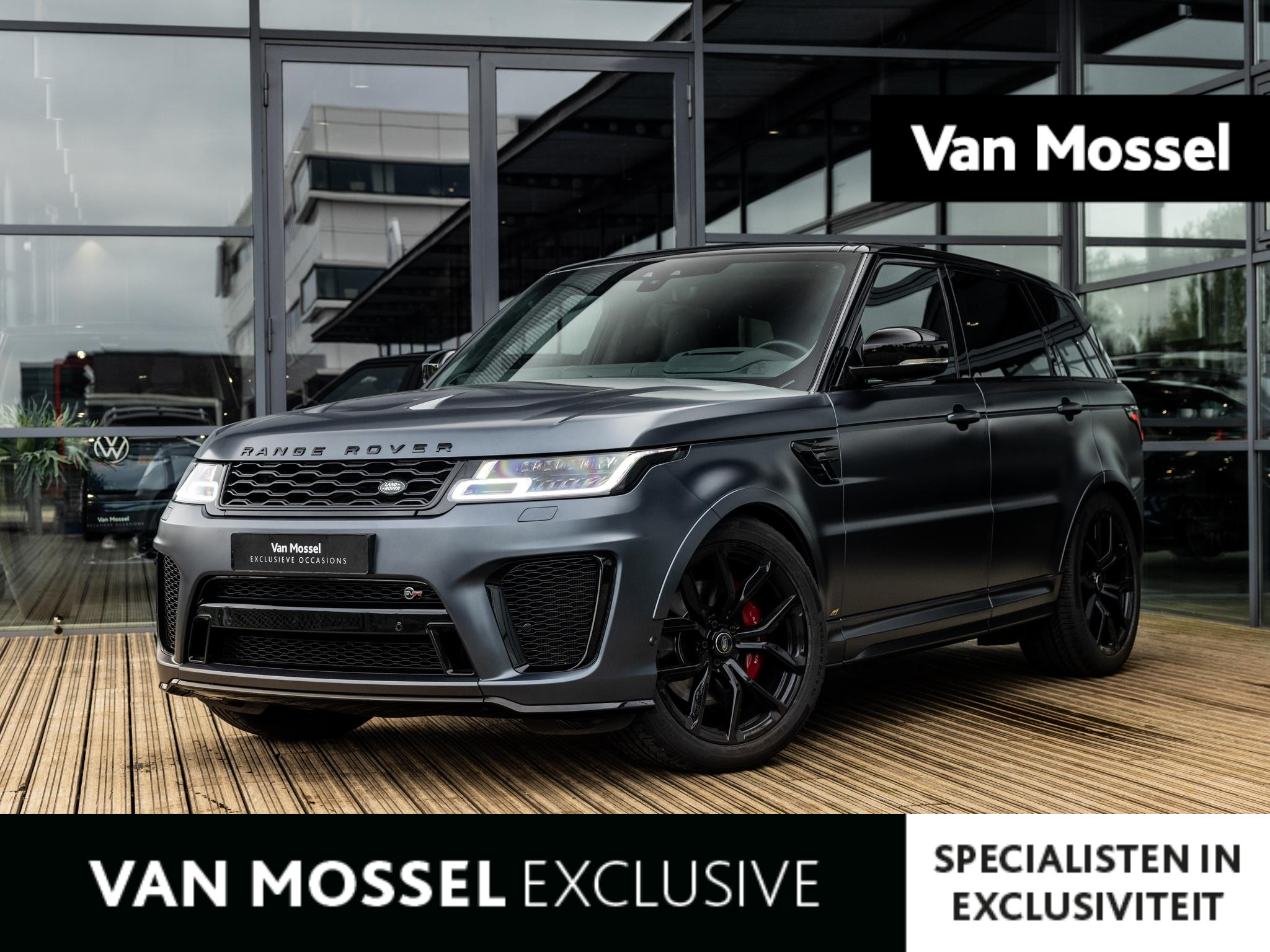 Land Rover Range Rover Sport 5.0 V8 SC SVR | NAP | NEDERLANDS GELEVERDE AUTO | BTW AUTO | SVO KLEUR | PANORAMADAK | MERIDIAN | CARBONDELEN INTERIEUR | SFEERVERLICHTING | MEMORY