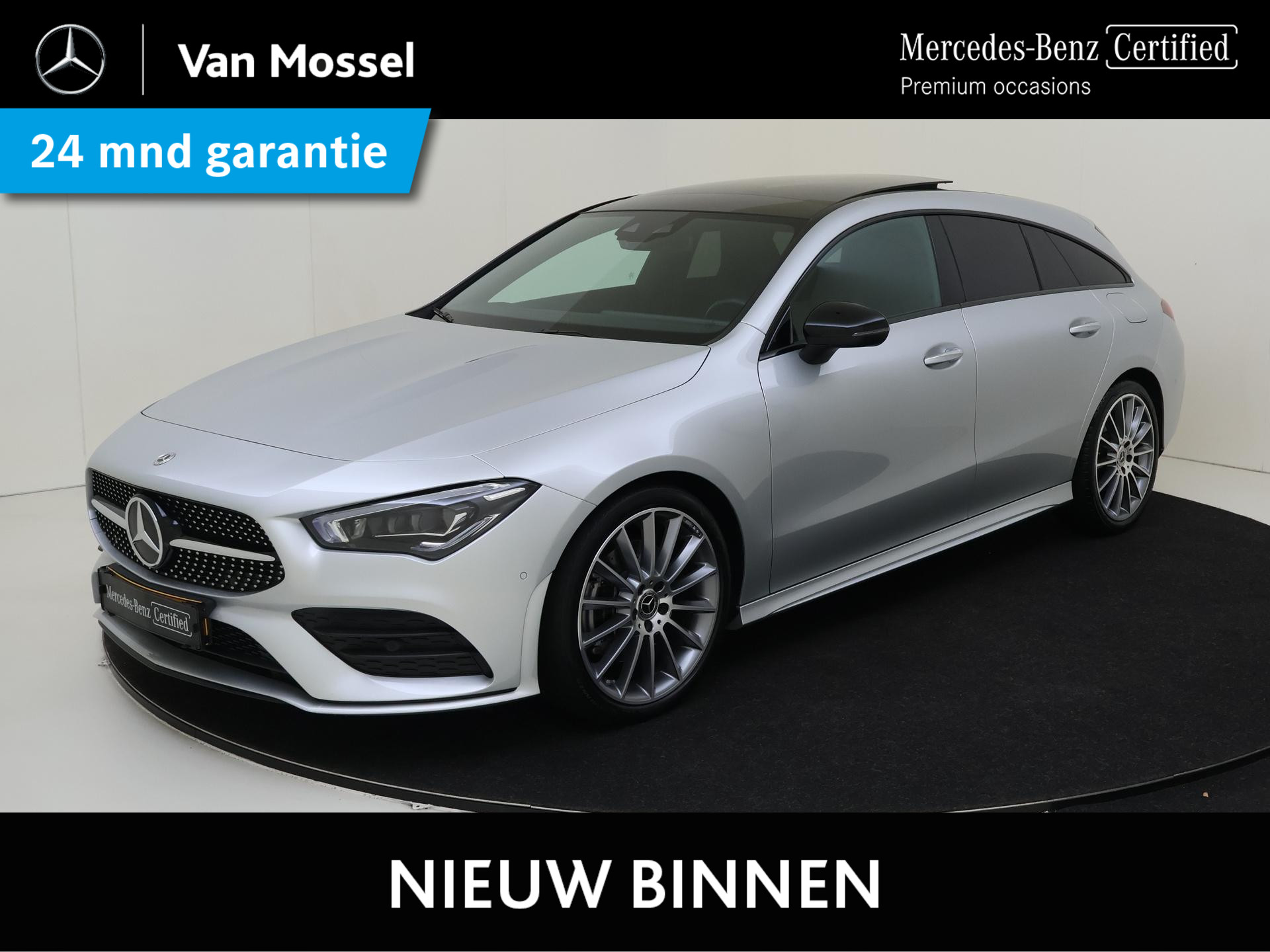 Mercedes-Benz CLA Shooting Brake 200 Business Solution AMG / Pano / Memory Seats / Parkeercamera / 19'' Velgen /