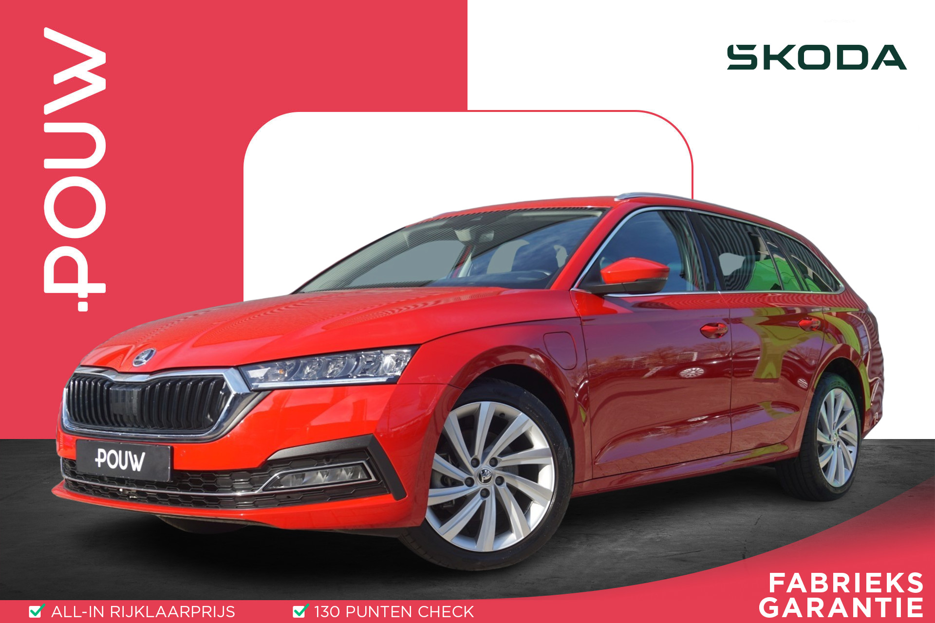 Škoda Octavia Combi 1.4 TSI 204pk iV PHEV Sportline Business | Stoel / Stuurverwarming | Camera | Adaptieve Cruise | 18" Velgen