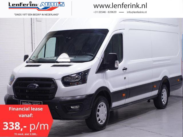 Ford Transit 2.0 TDCI 170 pk L4H3 Airco, Camera, PDC V+A Laadruimte Pakket, Lane Assist, Trekgewicht 3.500 kg, 3-Zits