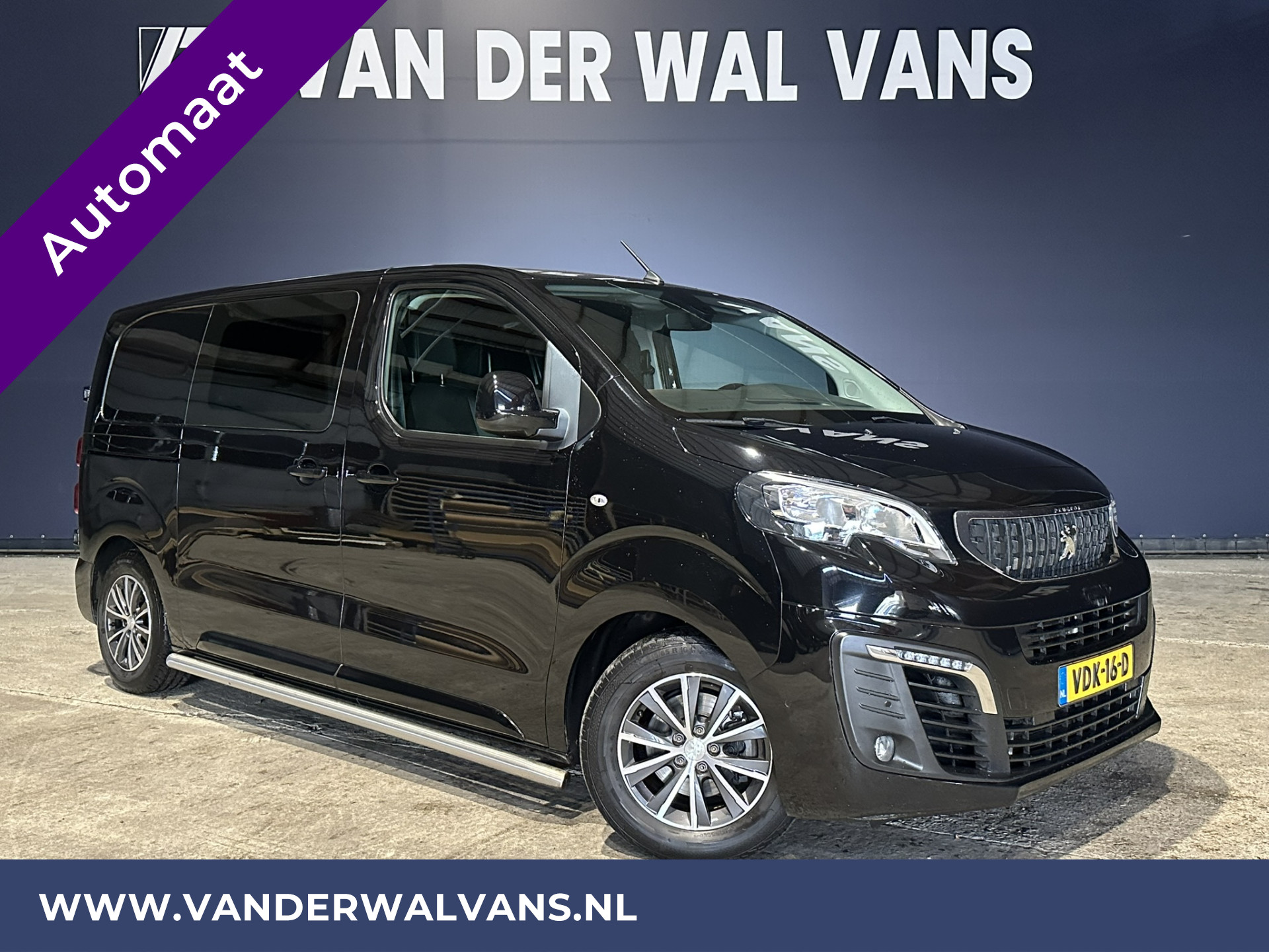 Peugeot Expert 2.0 BlueHDI 177pk Automaat L2H1 inrichting Euro6 Airco | Camera | Navigatie | Cruisecontrol Apple Carplay, Android Auto, Trekhaak, Sidebars, Parkeersensoren, LM velgen