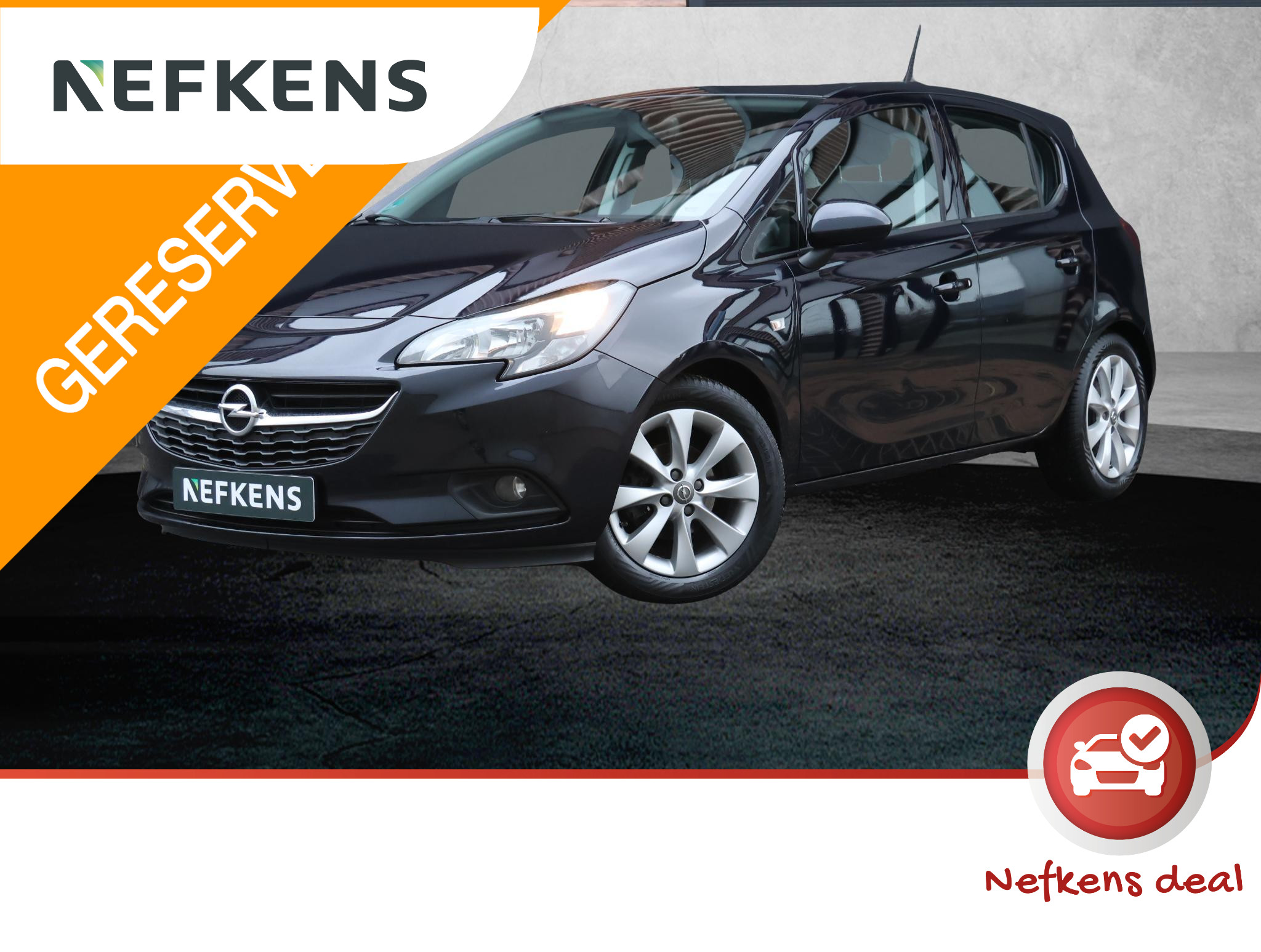 Opel Corsa 1.4 Favourite (1ste eig./NAV./PDC/AppleCarPlay/16"LMV/Airco/5drs.)