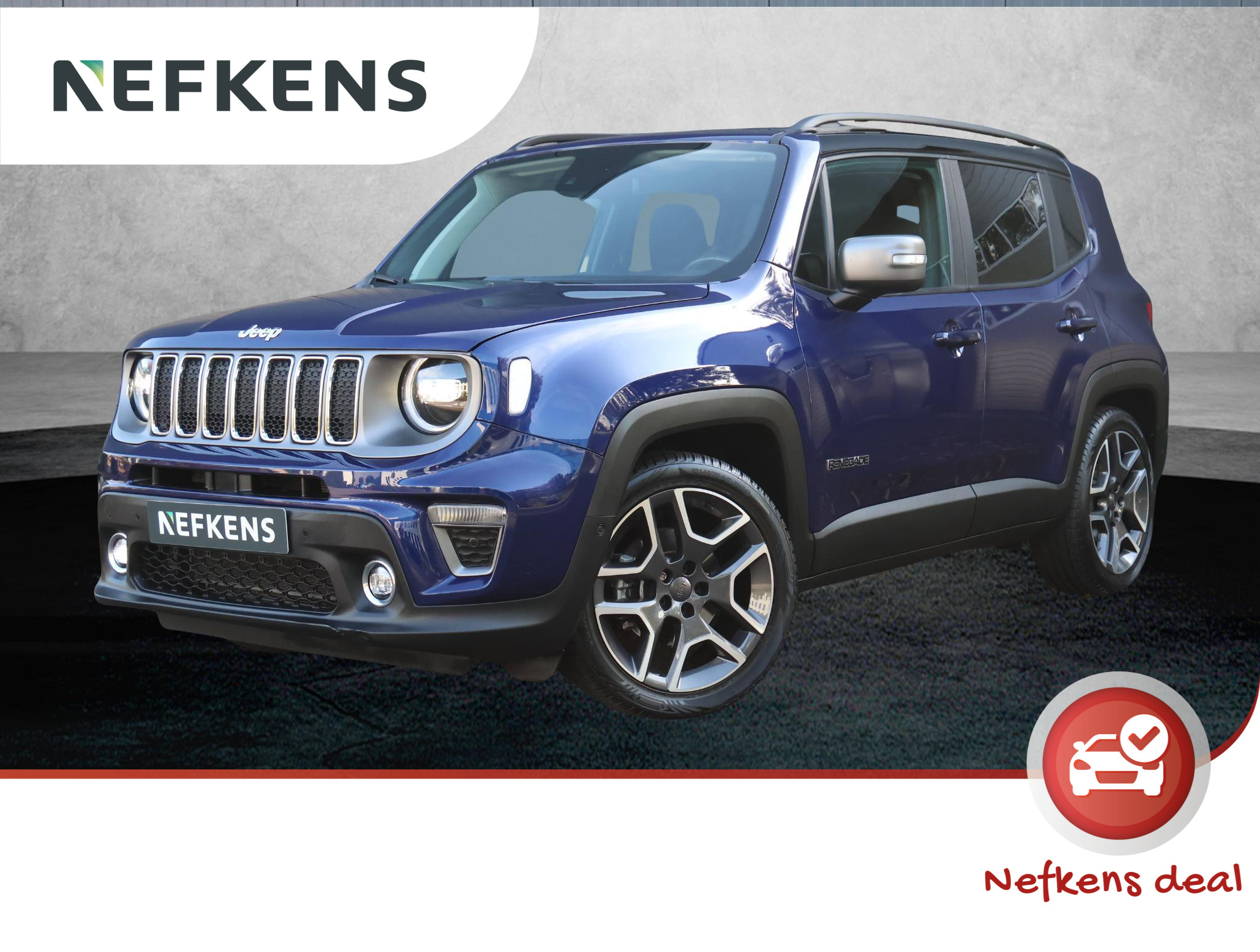 Jeep Renegade 1.3T 150pk Freedom (AUTOM./1ste eig./All-seasons/Camera/Climate/NAV./T.haak/NL Auto!)