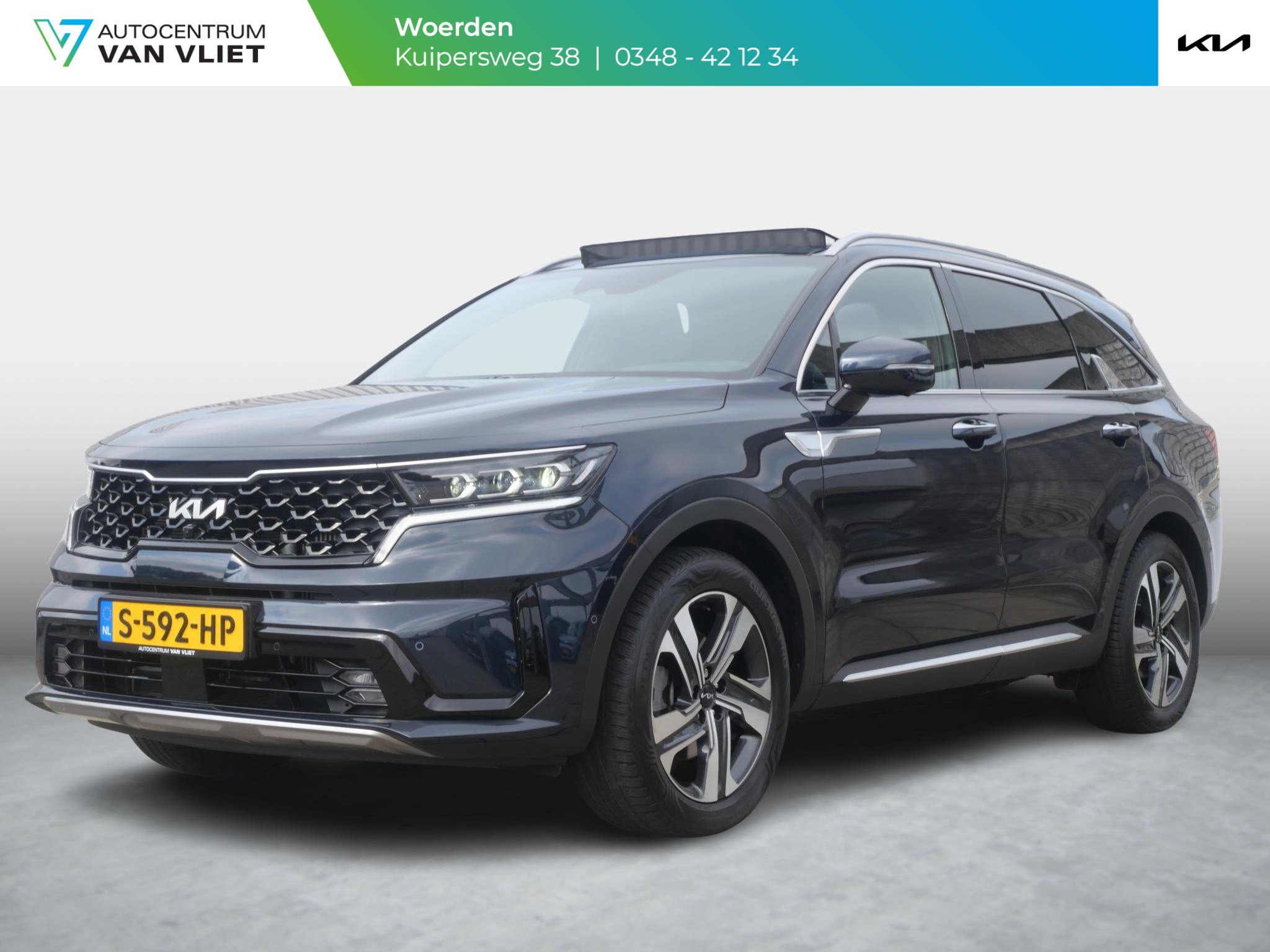 Kia Sorento 1.6 T-GDI Hybrid ExecutiveLine | Stoel-/Stuurverwarming | Schuif-/kanteldak | 360 Camera | Dodehoekcamera | Nappa leder | Head-Up display