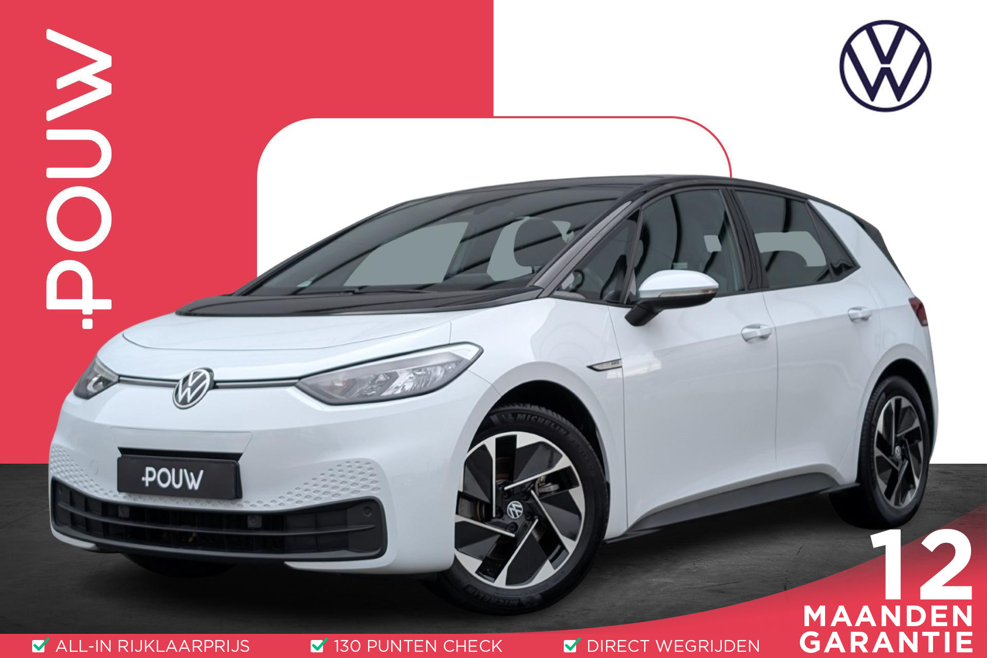 Volkswagen ID.3 Pro 58 kWh 204pk Automaat | SoH 92% | Navigatie | Stoel- / Stuurverwarming | Adaptive Cruise