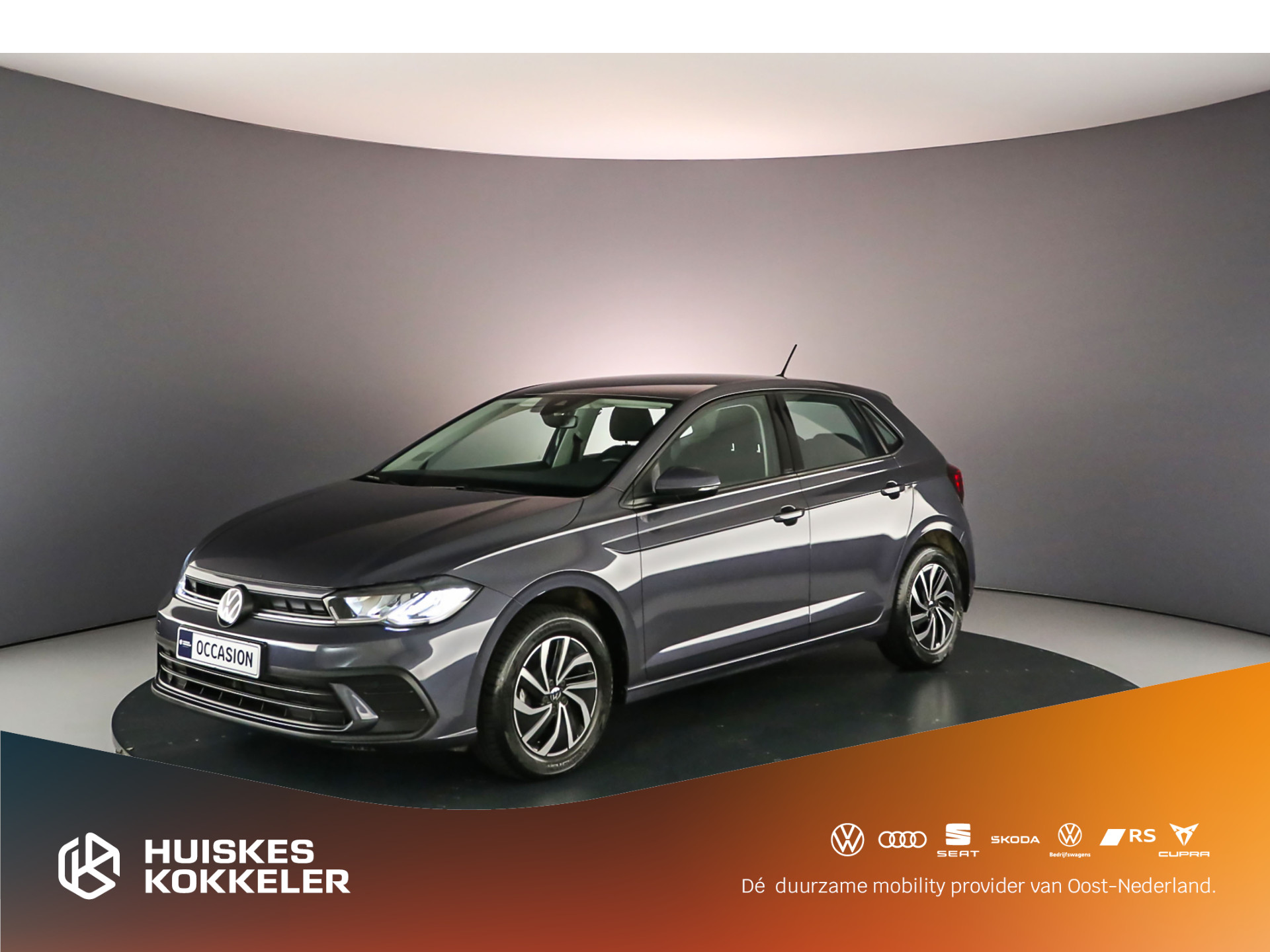 Volkswagen Polo Life 1.0 TSI 95pk Adaptive cruise control, LED verlichting, App connect, Bluetooth, Airco, DAB, Radio