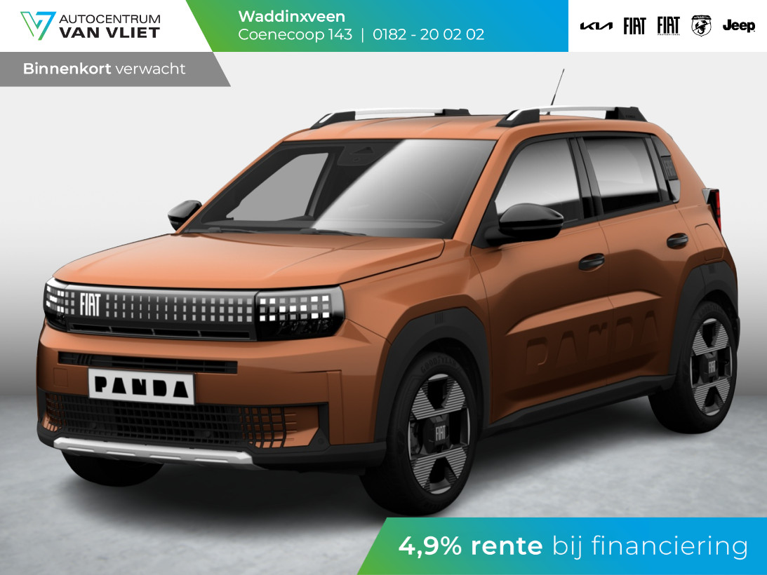 Fiat Panda Grande 1.2 Hybrid La Prima | Automaat | Camera | Clima | Apple Carplay | Cruise | Navi | 17" | Winter Pack