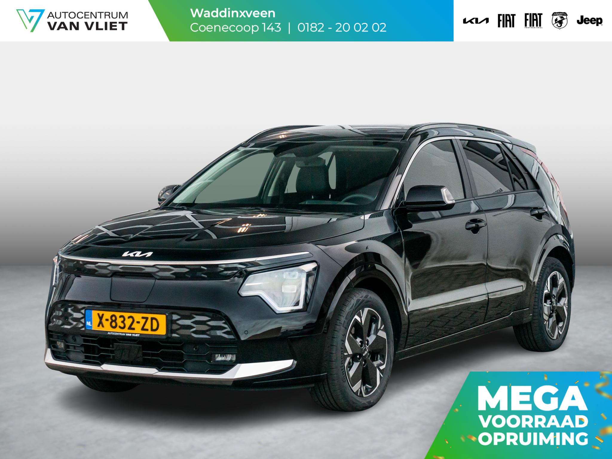 Kia Niro EV ExecutiveLine 64.8 kWh Lederen bekleding l stoel verwarming en ventilatie l Schuifkantel dak l