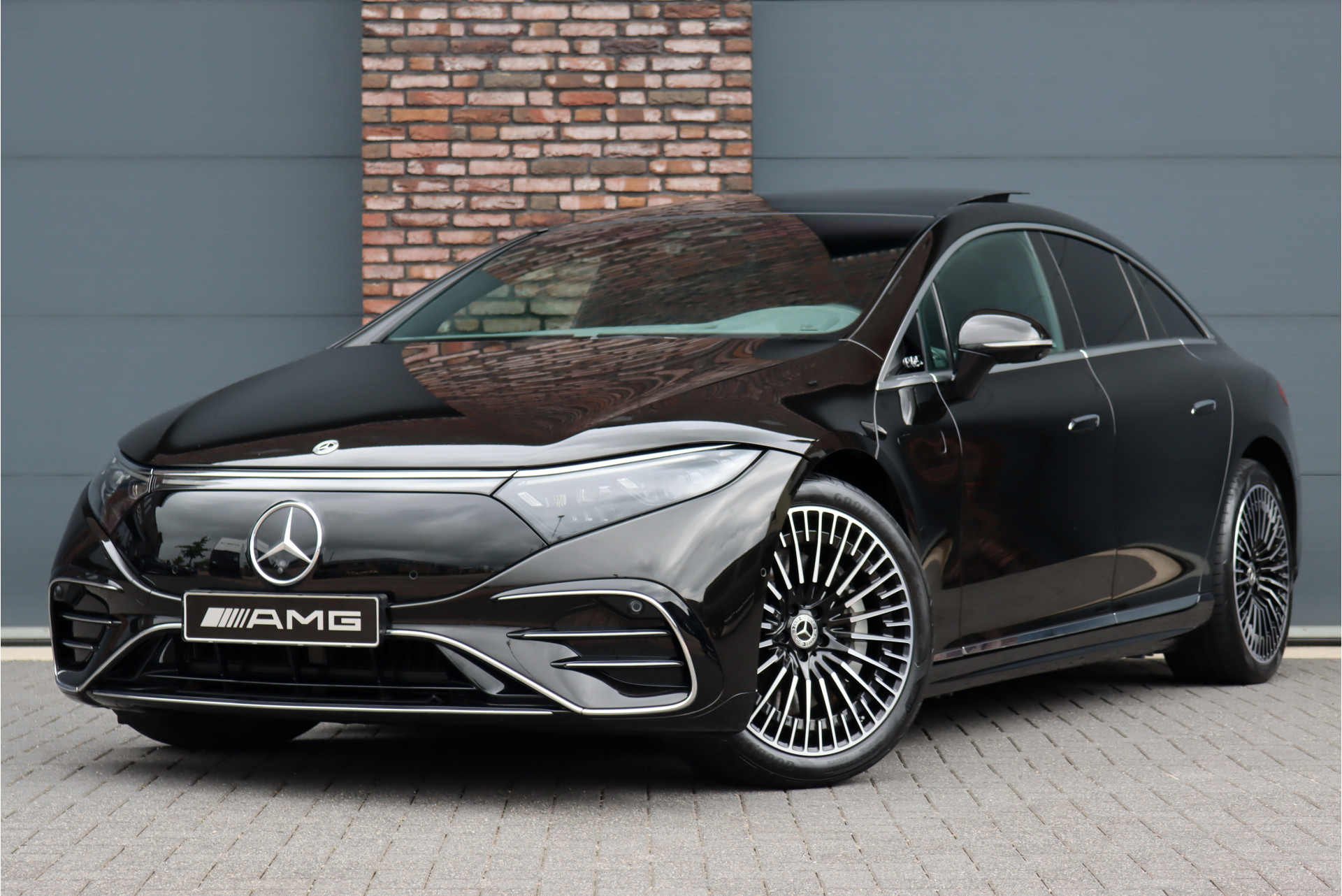 Mercedes-Benz EQS 450+ AMG Line Premium+ 108 kWh | netto €63.000 | Hyperscreen | Achterasbesturing+ | Airmatic | Distronic+ | Burmester | Stoelventilatie | Verwarmd Stuurwiel | Memory | Massage | Digital Light | HUD |
