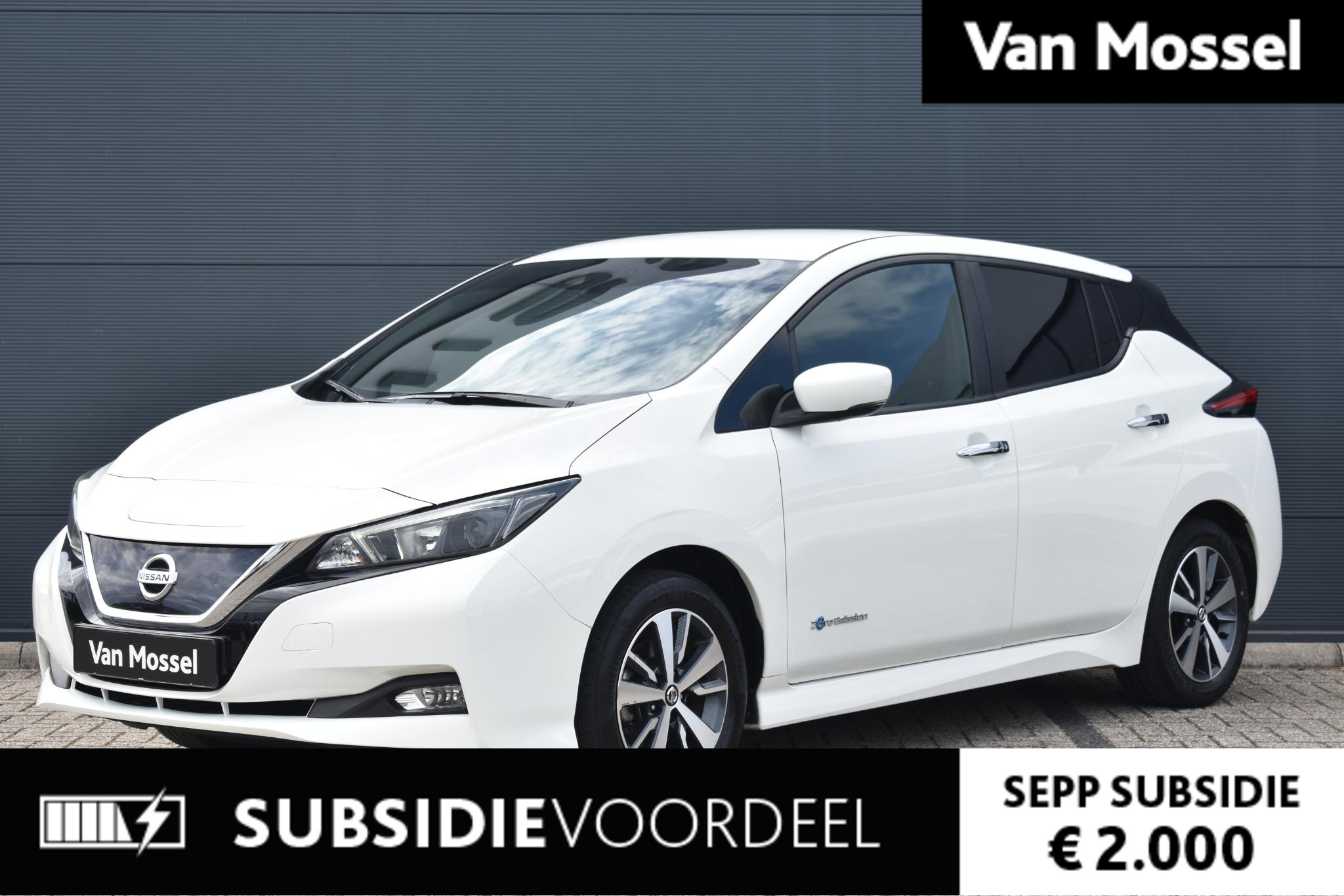 Nissan Leaf Acenta 40 kWh 150pk | Navigatie | Achteruitrijcamera | Adaptive Cruise Control | Lichtmetalen velgen 16"