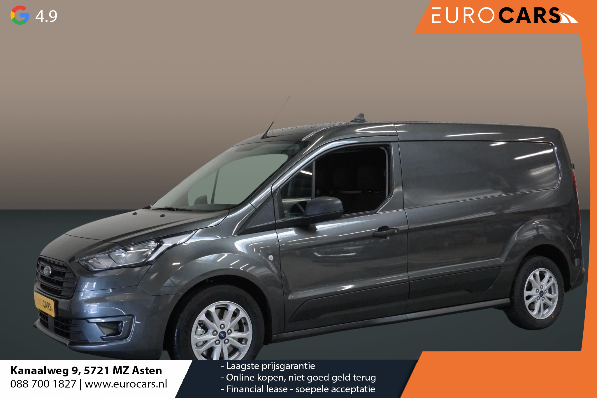 Ford Transit Connect 100pk L2 Trend Automaat Airco Navi Trekhaak Cruise