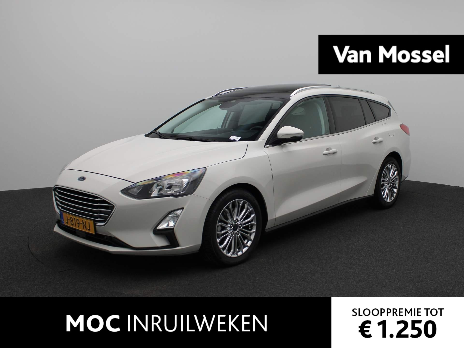 Ford Focus Wagon 1.0 EcoBoost Hybrid Titanium X Business | PANORAMADAK | HEAD UP DISPLAY | NAVIGATIE | ACHTERUITRIJCAMERA | PARKEERSENSOREN | LED | CLIMATE CONTROL | ELEKTRISCHE ACHTERKLEP |