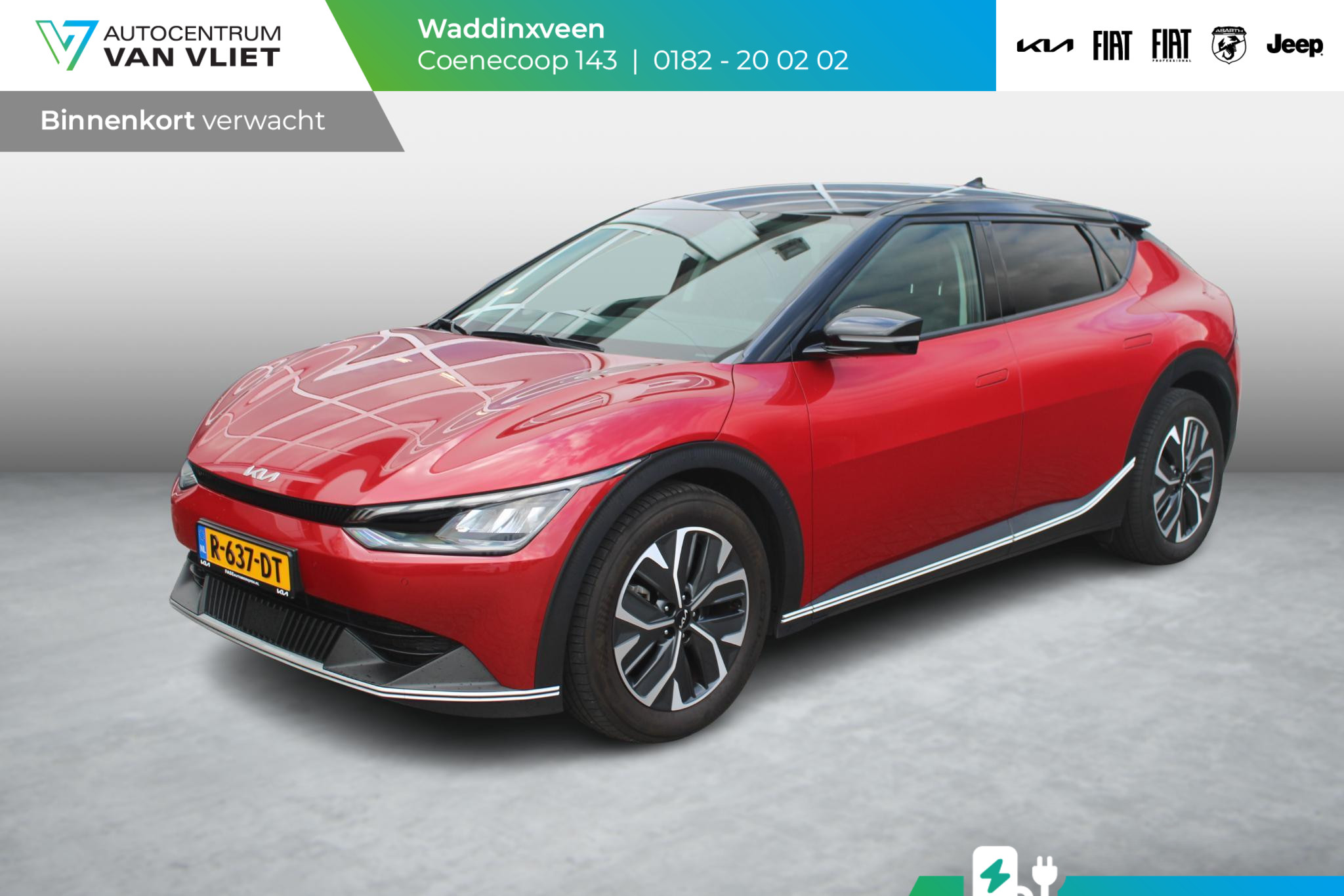 Kia EV6 Air 58 kWh | Navi | Adaptive Cruise | Stoel- & Stuurverwarming | Camera | Apple Carplay | *Sepp Subsidie € 2.000,-