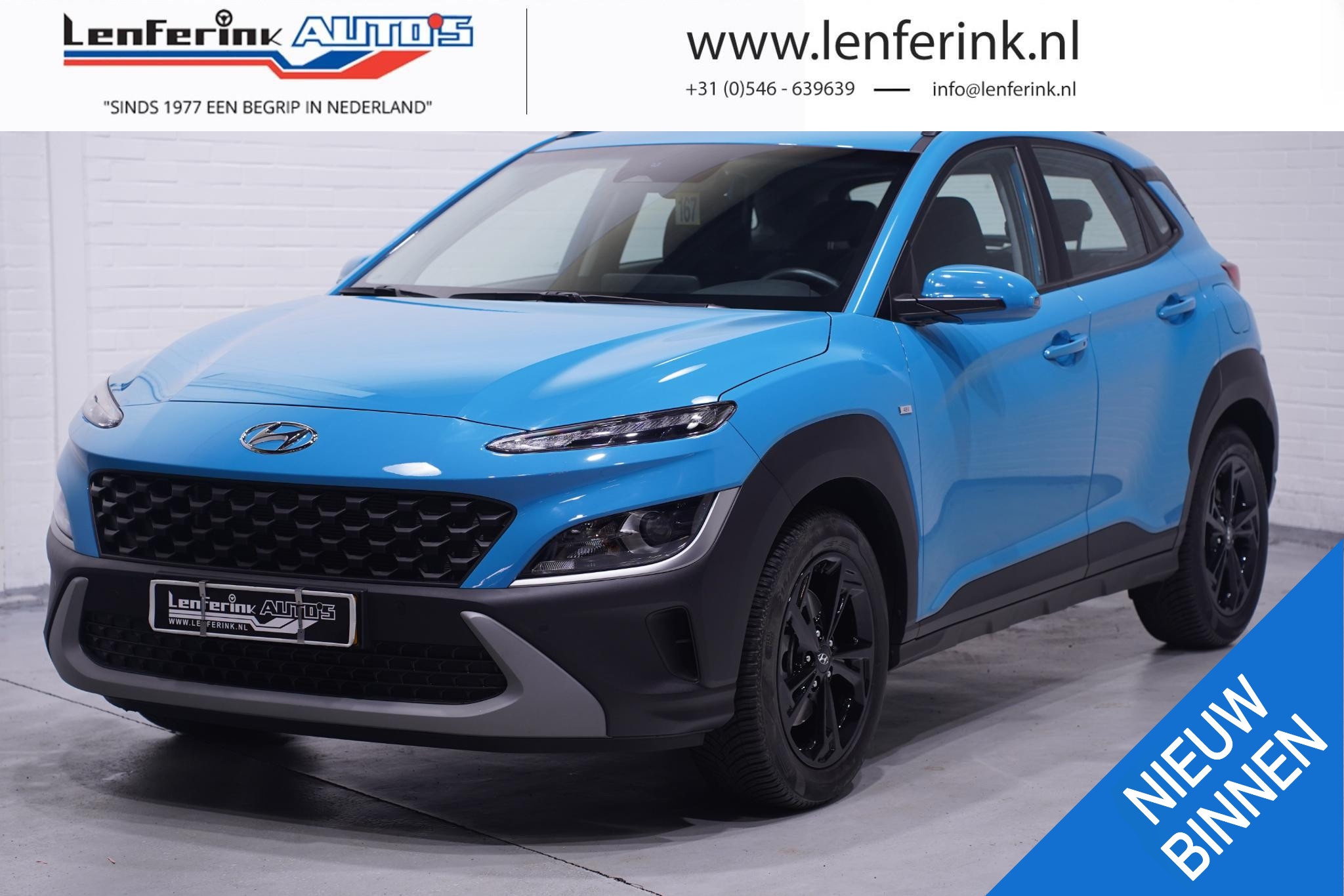 Hyundai Kona 1.0 T-GDI Comfort Smart Navi Clima Cruise PDC Camera Verwarmbare stoelen en stuur