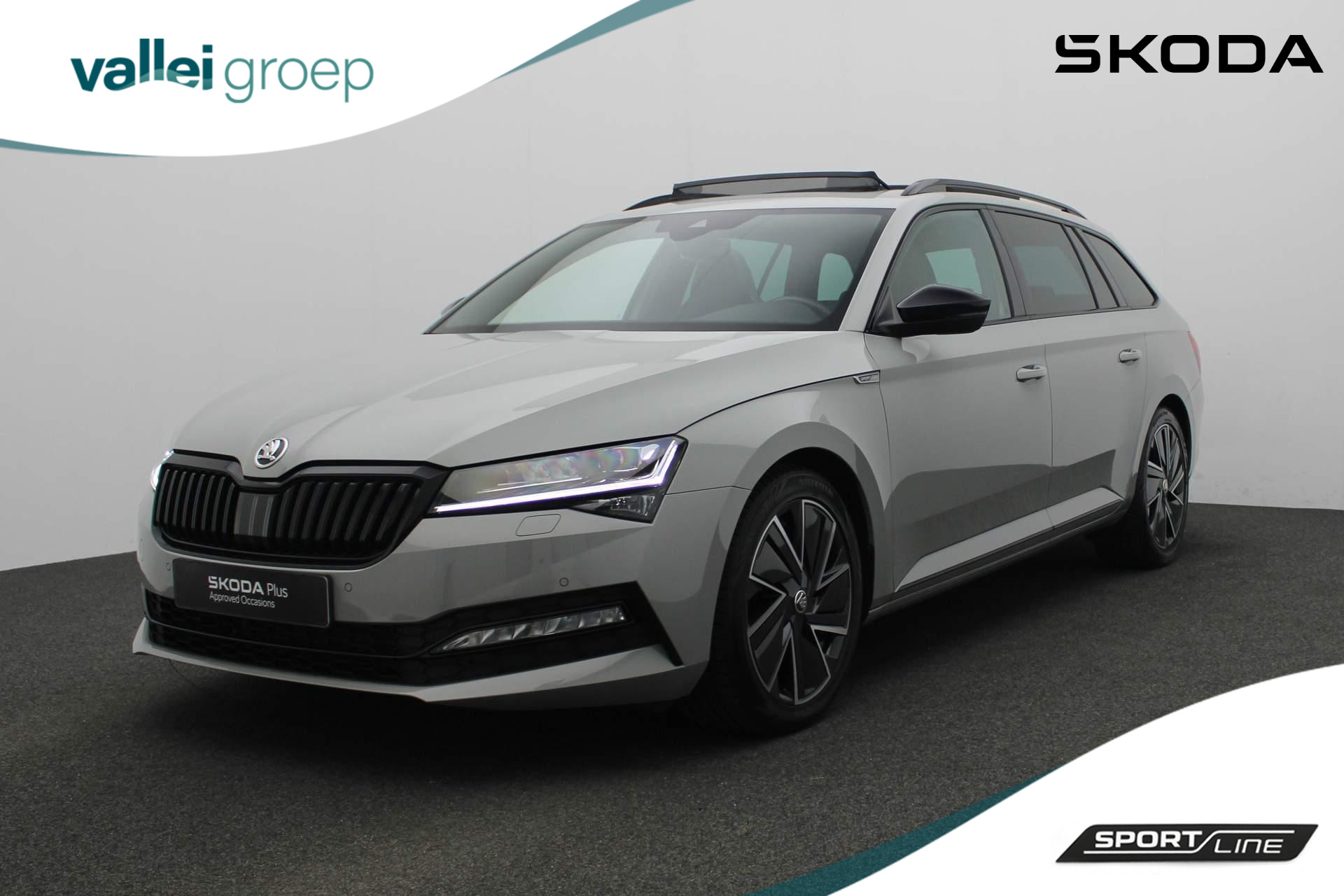 Škoda Superb Combi 1.5 TSI 150PK DSG ACT Sportline Business | Pano | Matrix LED | Geheugenstoel | Leder/alcantara | Geheugenstoel | Stoel-/achterbankverwarming | Camera | Navi | ACC | Keyless