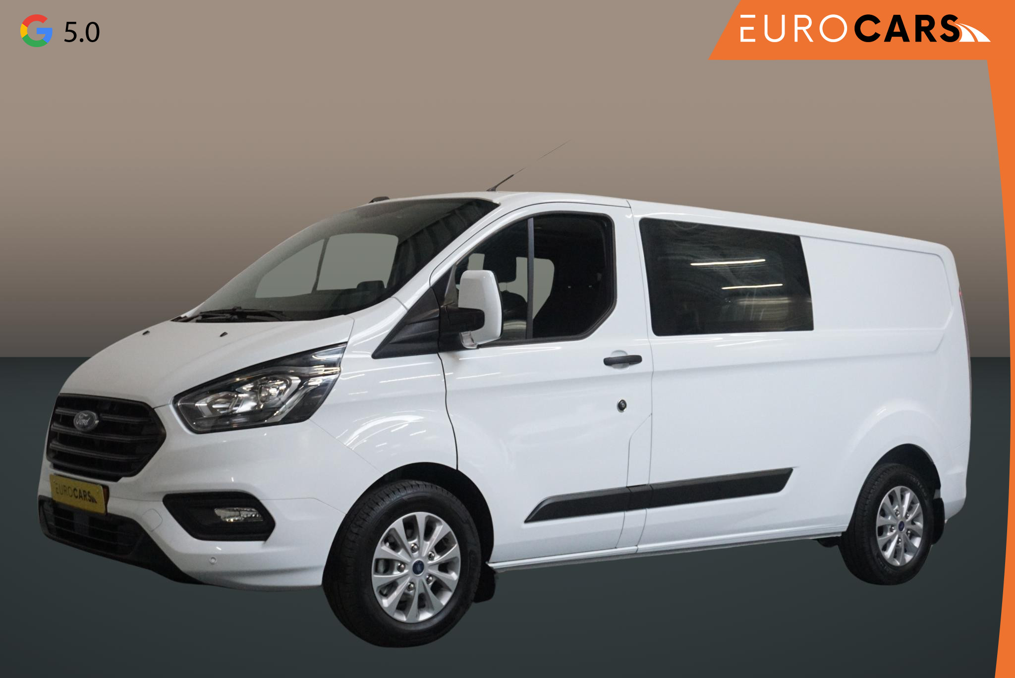 Ford Transit Custom 300 2.0 TDCI L2H1 Trend Dubbele Cabine Automaat Airco Navi Cruise Trekhaak