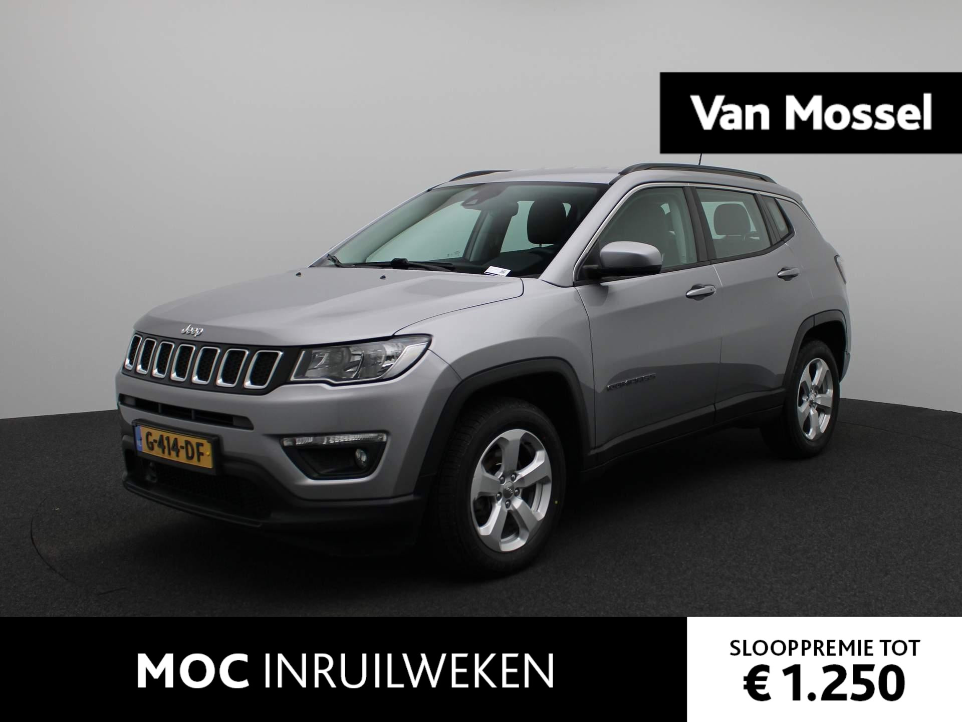 Jeep Compass 1.4 MultiAir Longitude | Apple-Android Play | Navi | Cruise | Camera | PDC | LED | DAB | Half-Leder | 12 Maand BOVAG Garantie! |