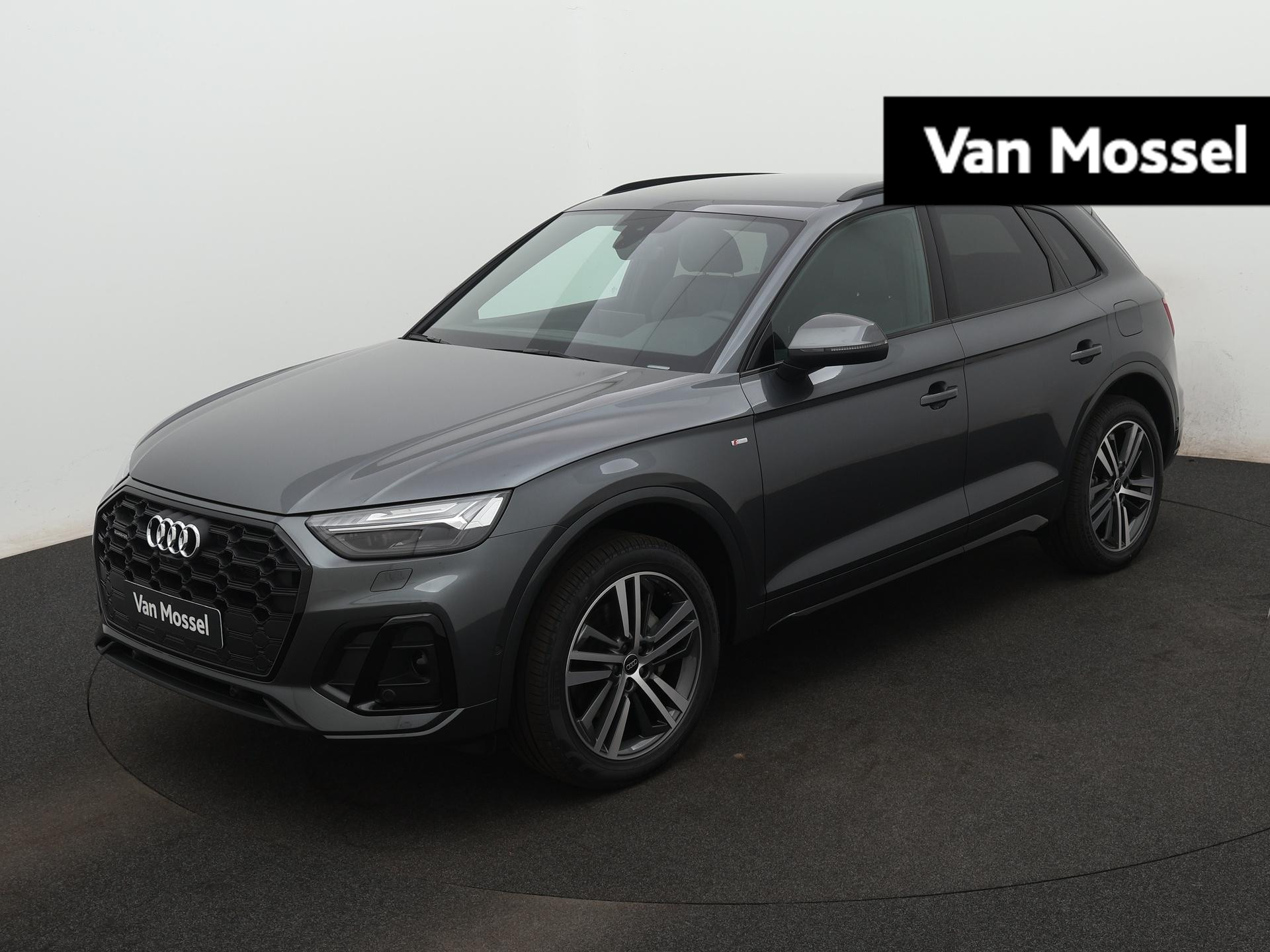 Audi Q5 55 TFSI e S edition Competition | Automaat | Navigatie | Camera | Adaptive Cruise Control | Climate Control | Stoelverwarming | Parkeersensoren | Virtual Cockpit | LED | Lichtmetalen velgen | Privacy glass | Draadloos opladen |