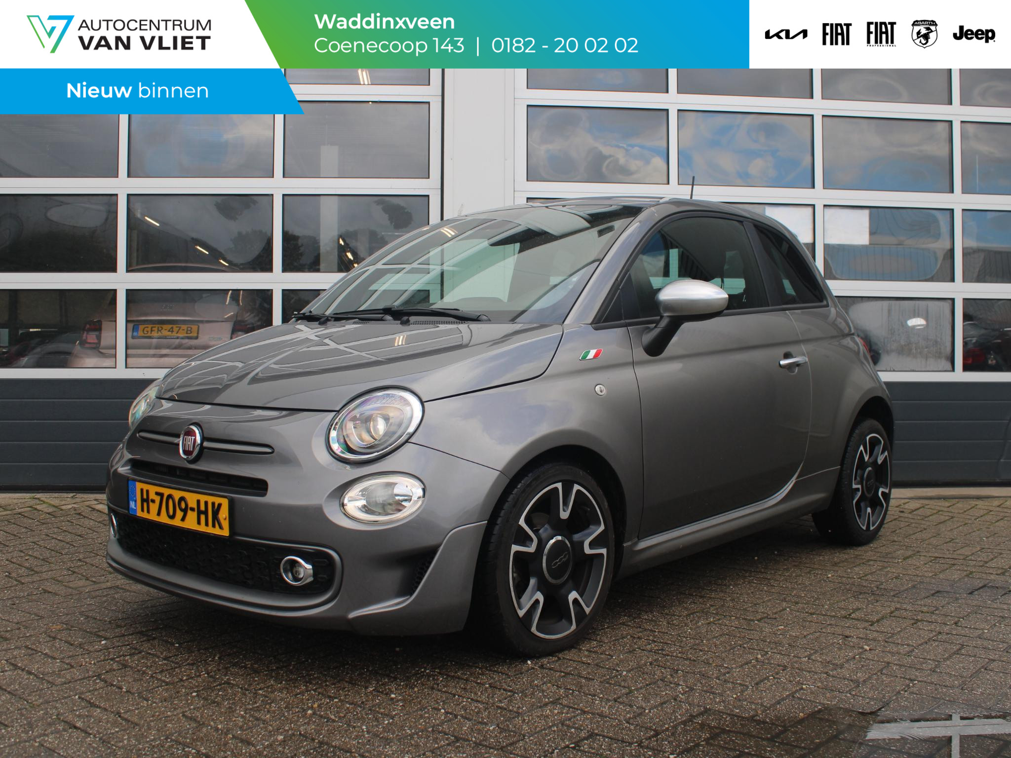 Fiat 500 0.9 TwinAir Turbo Rockstar | Beats | Navi | Schuif/kantel | Clima | Cruise | 16"