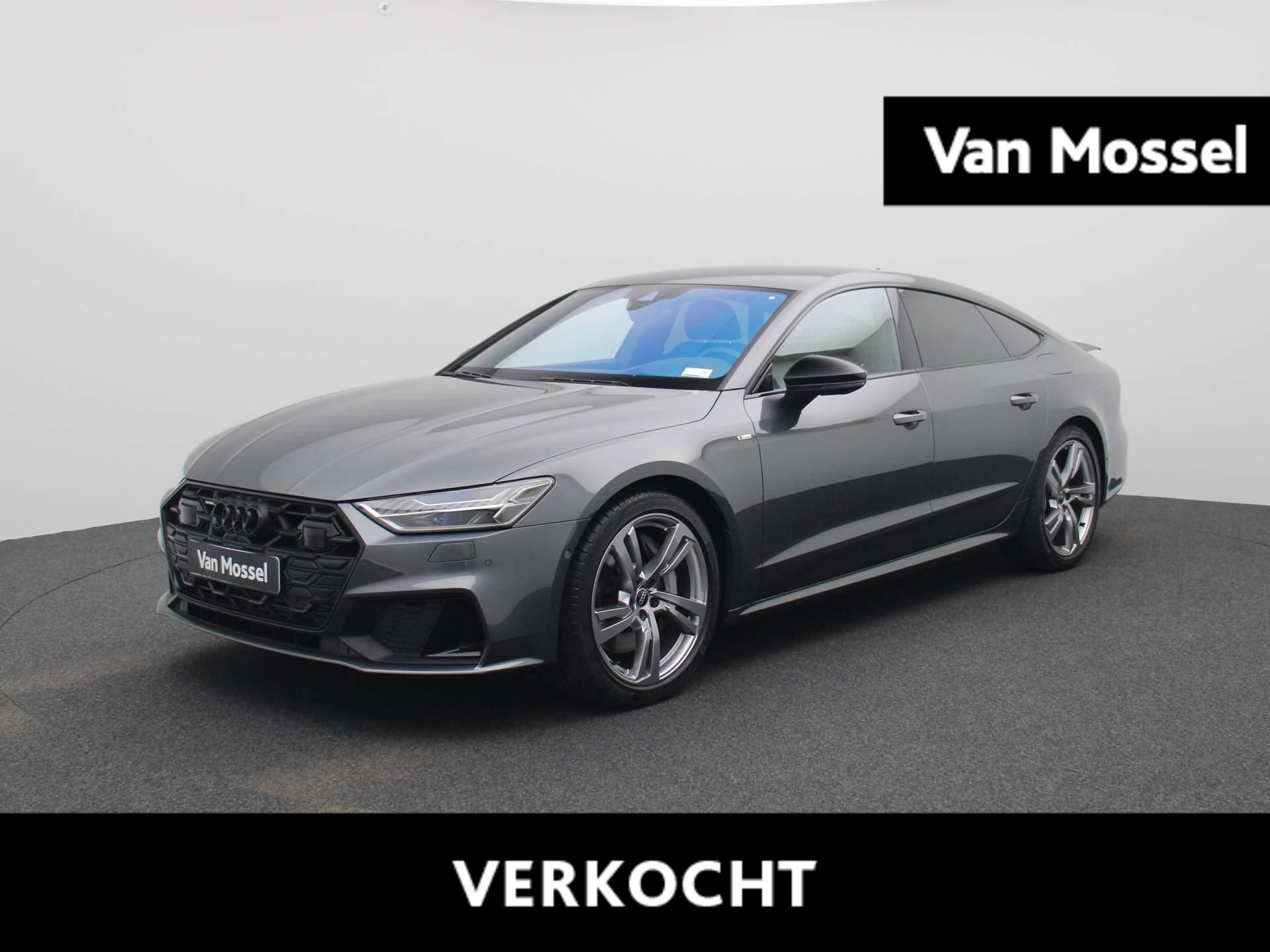 Audi A7 Sportback 50 TFSI e quattro Pro Line S 299 PK | S-line | Automaat | Navigatie | 360 Camera | Panoramadak | Adaptive Cruise Control | Climate Control | Stoelverwarming | Virtual Cockpit | HD LED Matrix | Lichtmetalen velgen | Privacy glass |