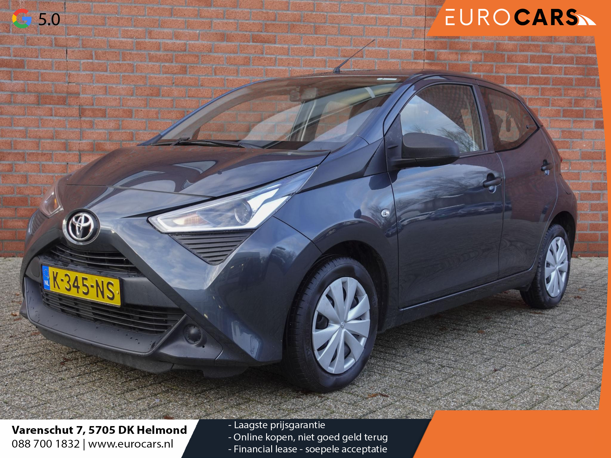 Toyota Aygo 1.0 VVT-i x-fun | Airco | Bluetooth | Led | 5 deurs #