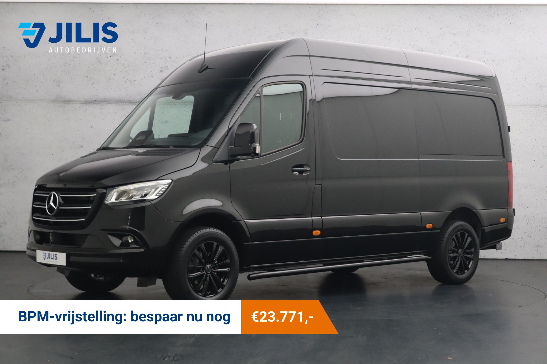 Mercedes-Benz Sprinter 319 L2H2 RWD Automaat | 3,5T Trekhaak | Lederen bekleding | LED | Stoelverwarming