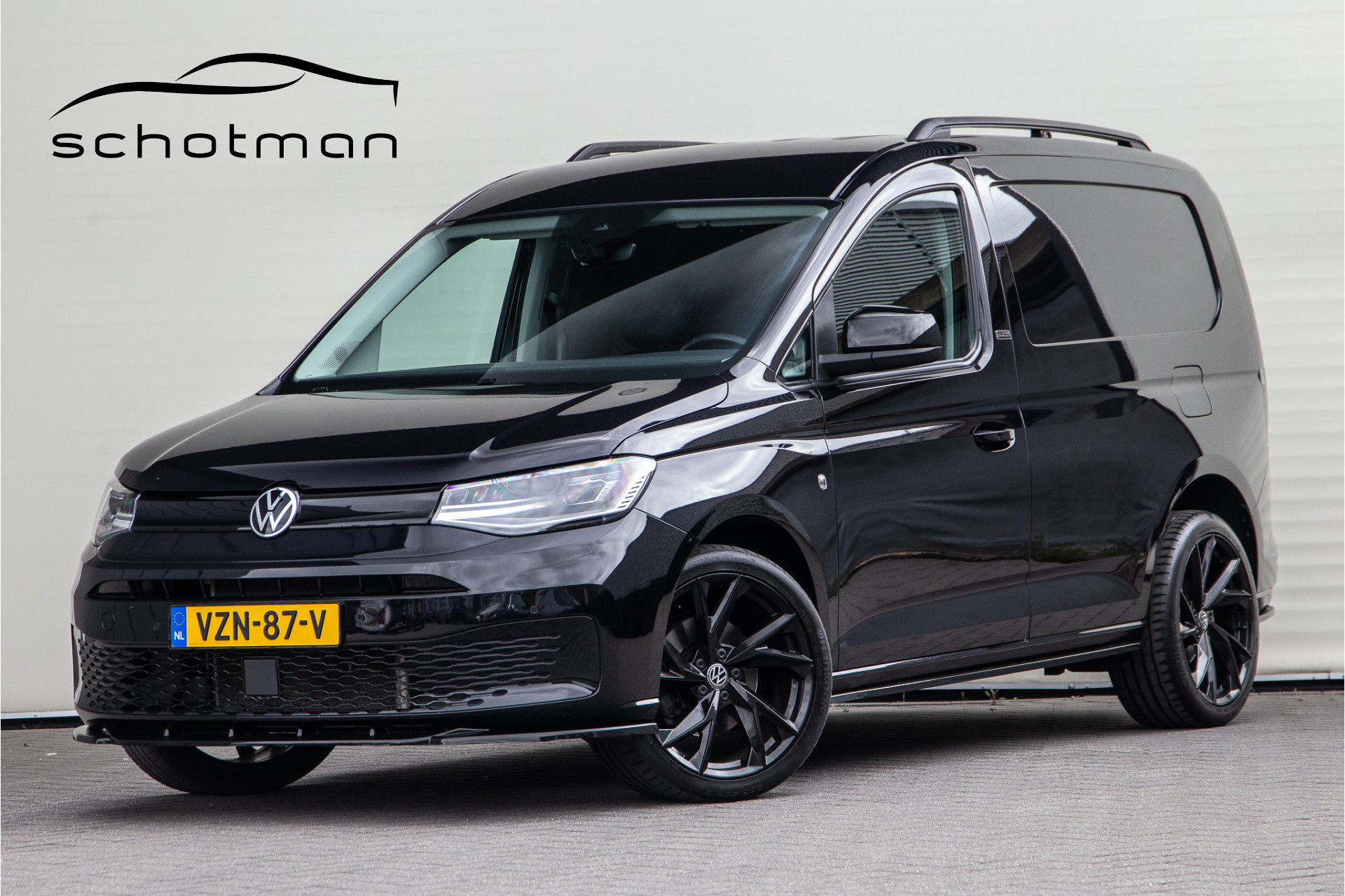 Volkswagen Caddy Cargo 2.0 TDI DSG Black Edition, LED, Standkachel, Leder, Trekhaak, Carplay, 2022