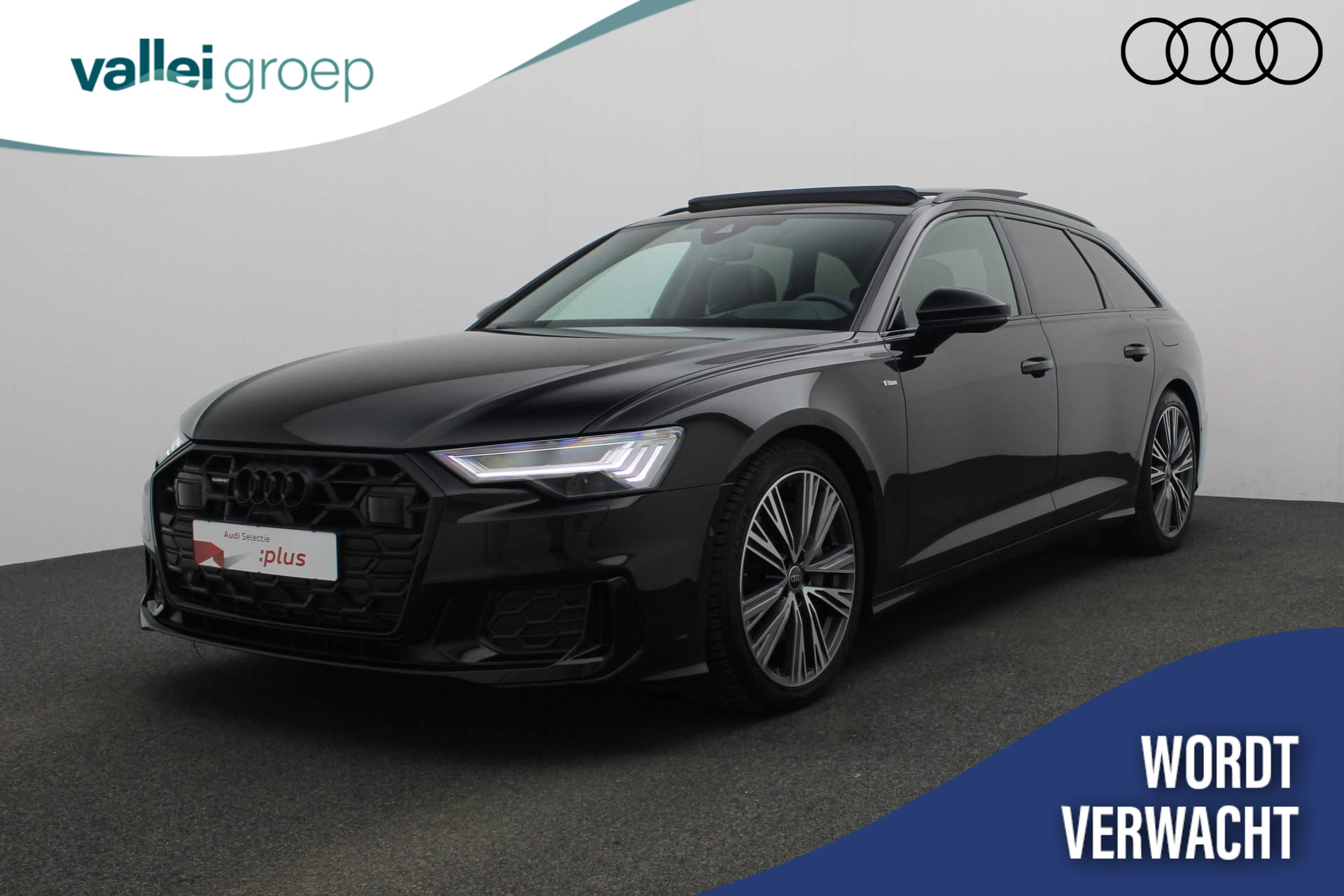 Audi A6 Avant 50 TFSI e 299PK S-tronic quattro S edition Competition / S-Line | Pano | Geheugenstoel | HD Matrix LED | B&O | HUD | 360 Camera | Leder/alcantara | Navi | Stoelverwarming | Sportonderstel | ACC | Keyless