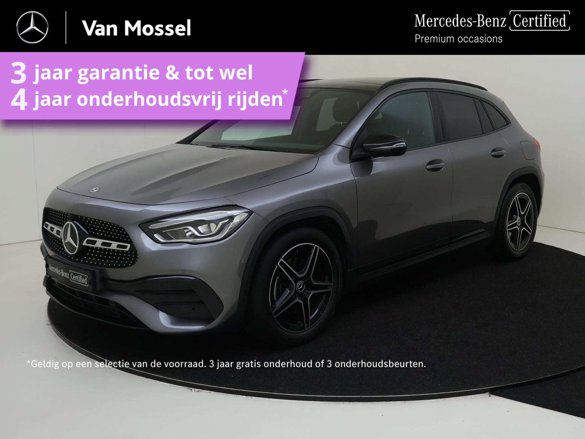 Mercedes-Benz GLA 200 Business Solution AMG / Achteruitrijcamera / Stoelverwarming / Panaroma-schuifdak / Night-Pakket / Sfeerverlichting /