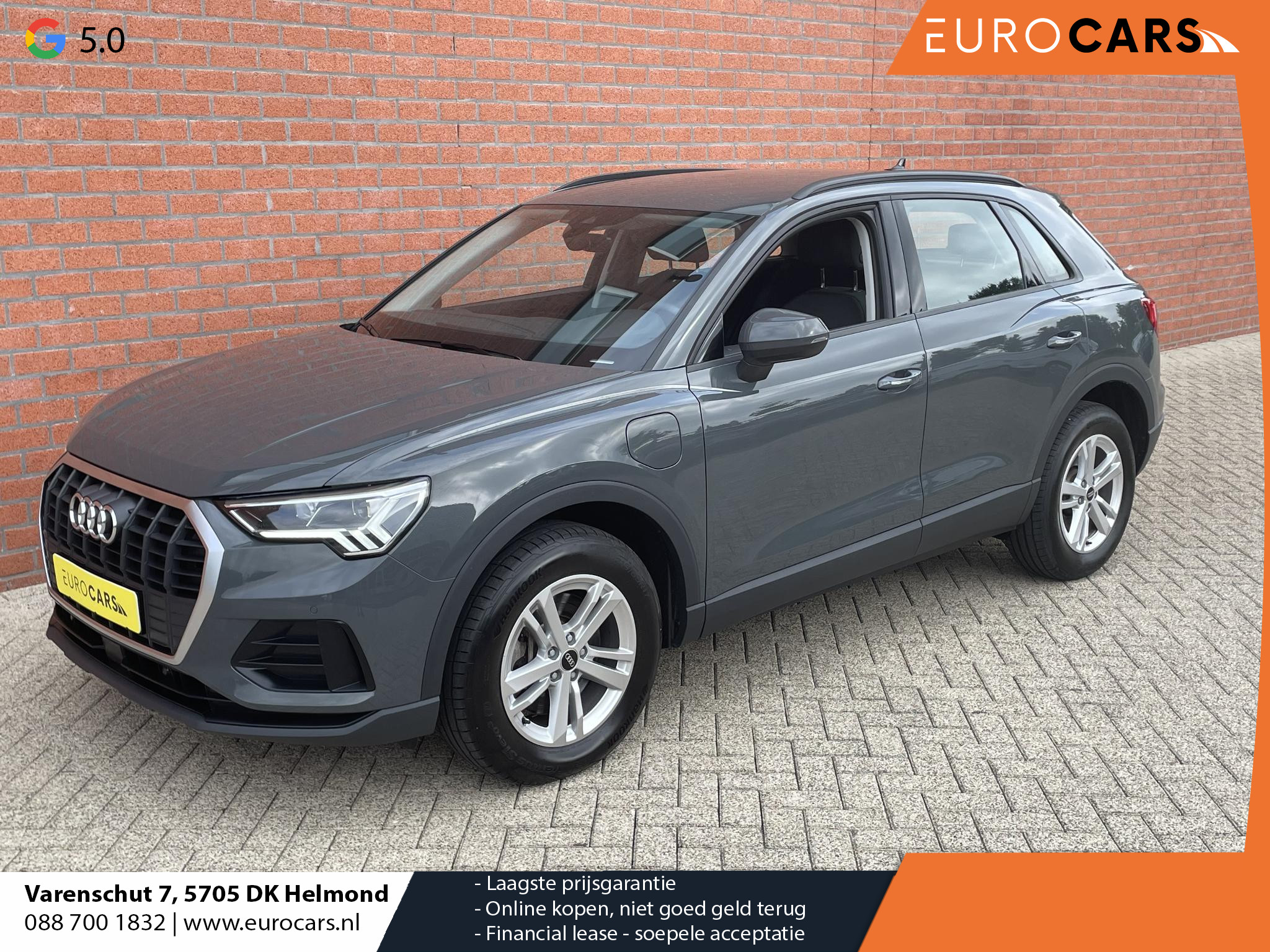 Audi Q3 45 TFSI e Attitude PHEV S-tronic Wegklapbare trekhaak Camera Dab Led Verwarmde voorstoelen Climate Control Navigatie Apple Carplay/Android Auto