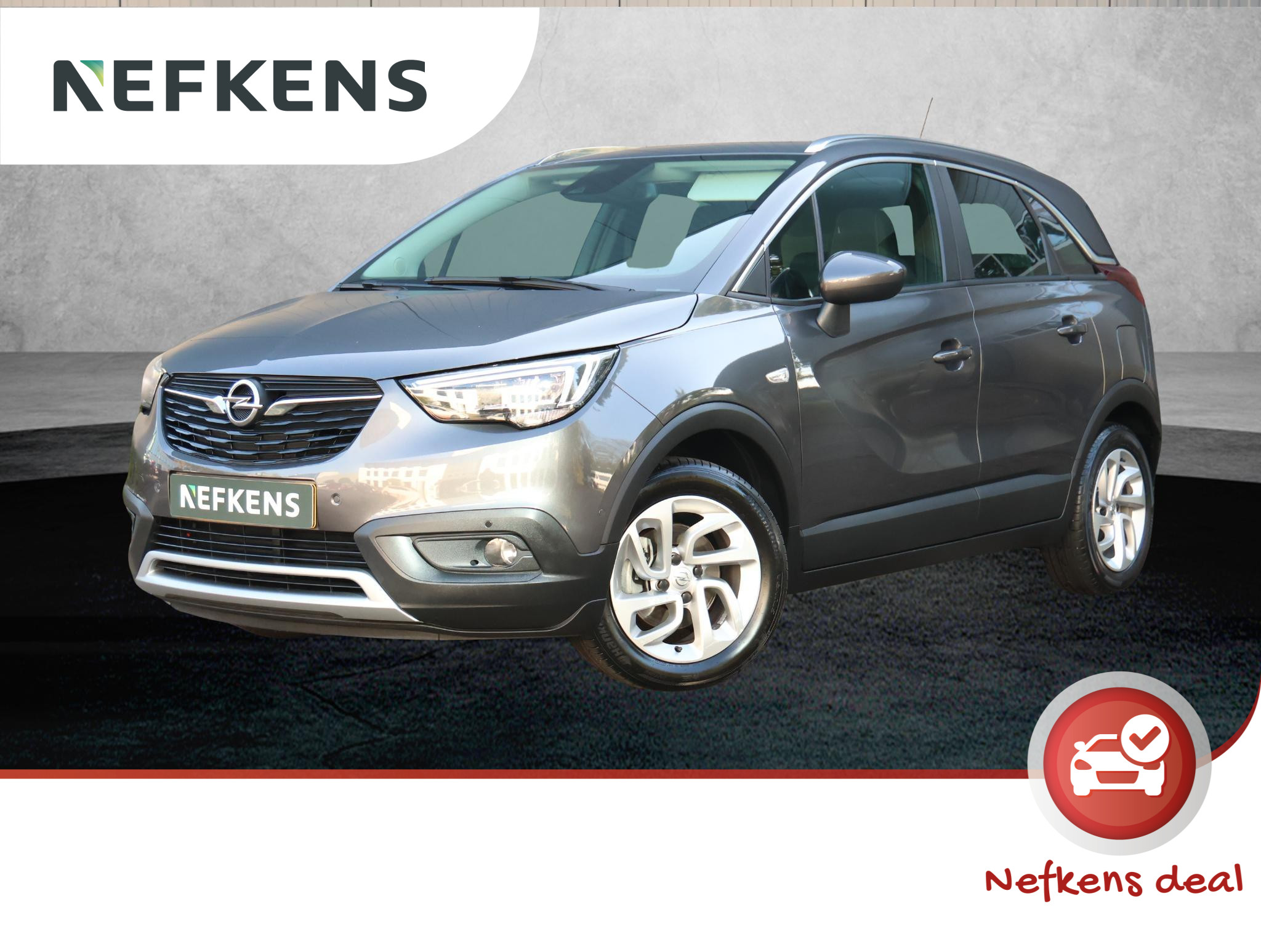 Opel Crossland X 110pk Turbo Innovation (1ste eig./Glazen dak/Camera/AGR/LED/Dodehoekdetectie/NAV.)