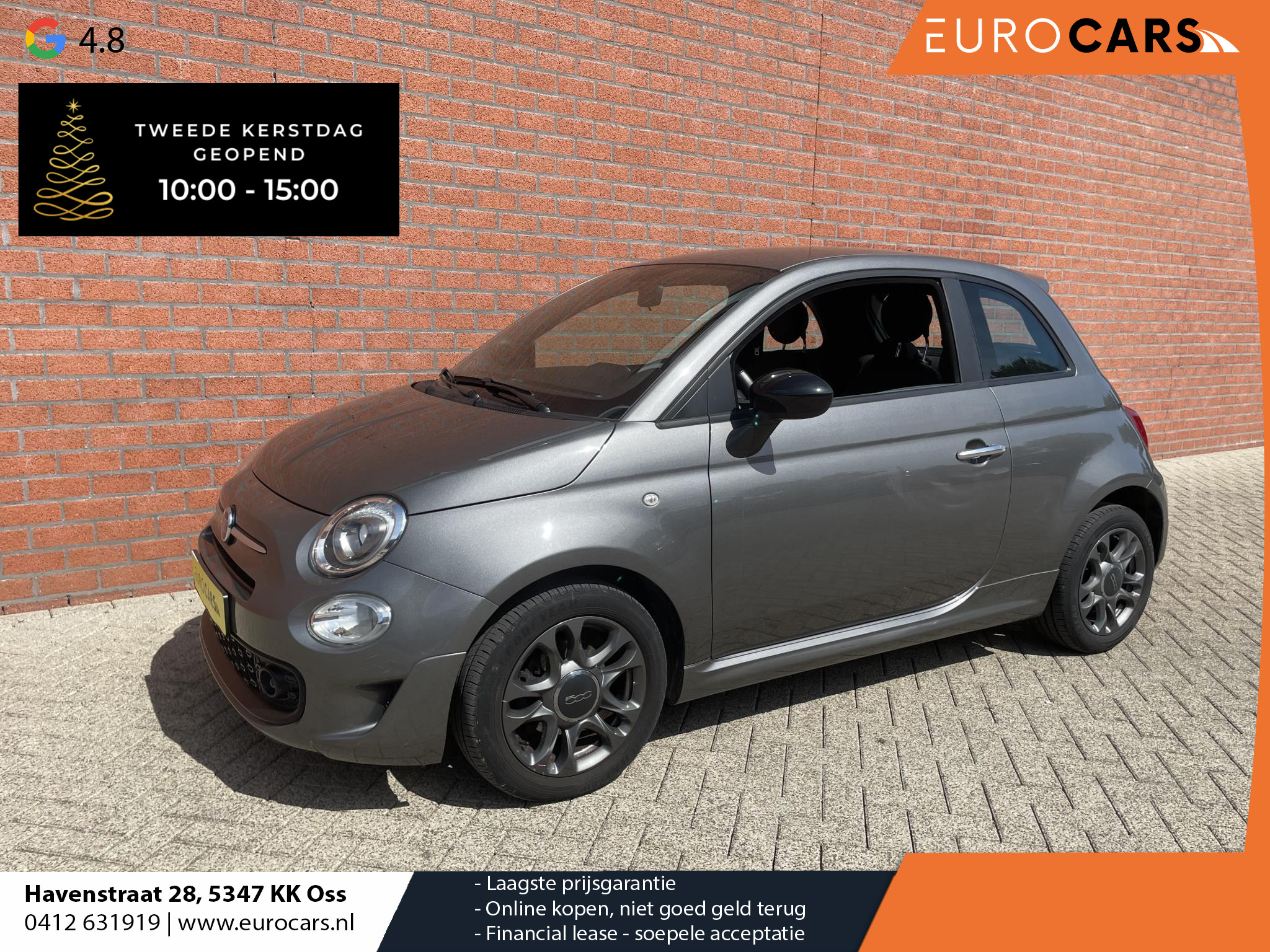 Fiat 500 1.0 69pk Hybrid Connect | Navigatie | Apple Carplay/Android Auto | Cruise Control | Airco | Start/Stop Systeem